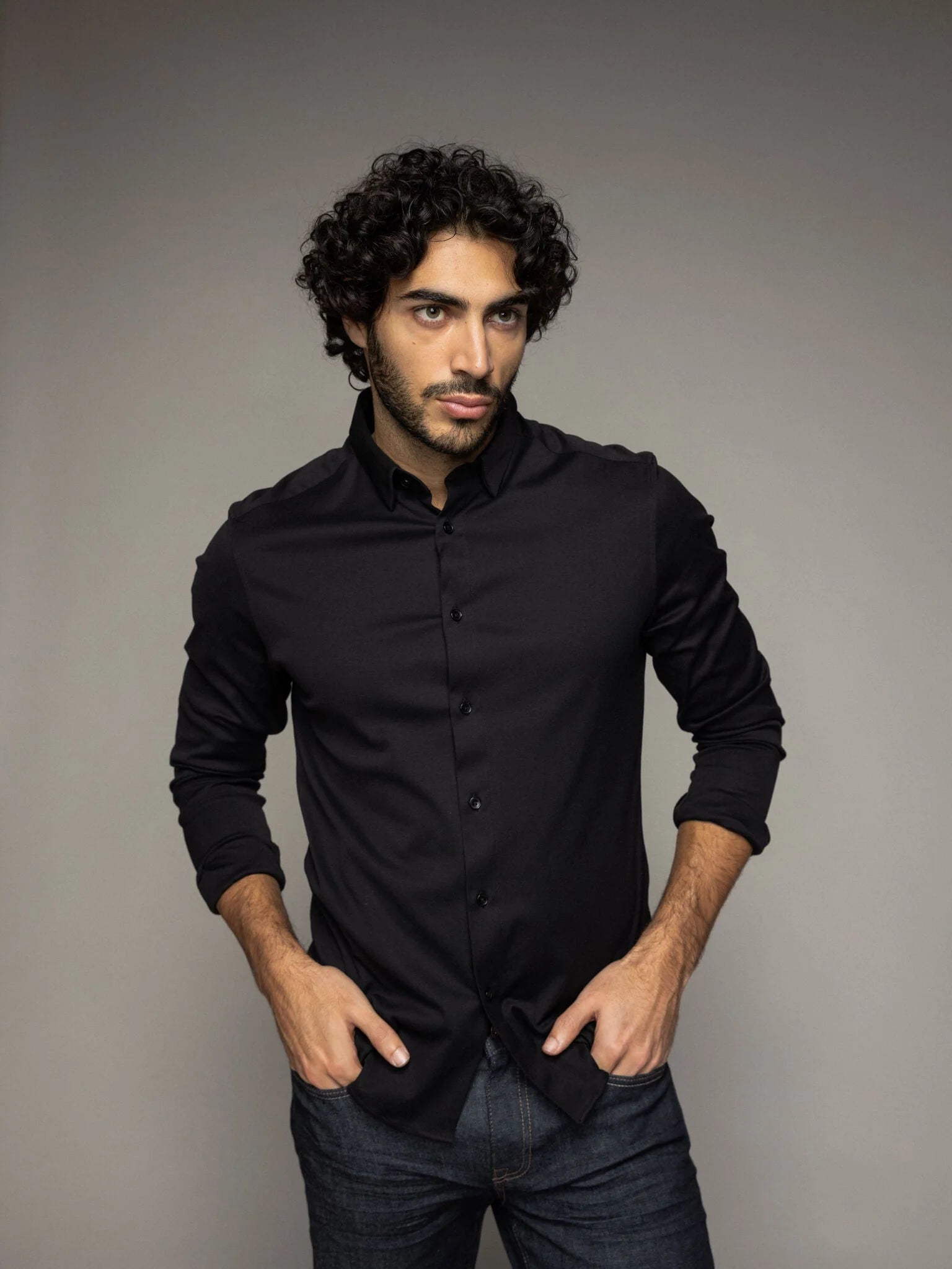 LANGE SKJORTER - MMGMarco Jersey Shirt - - Hr Ravn