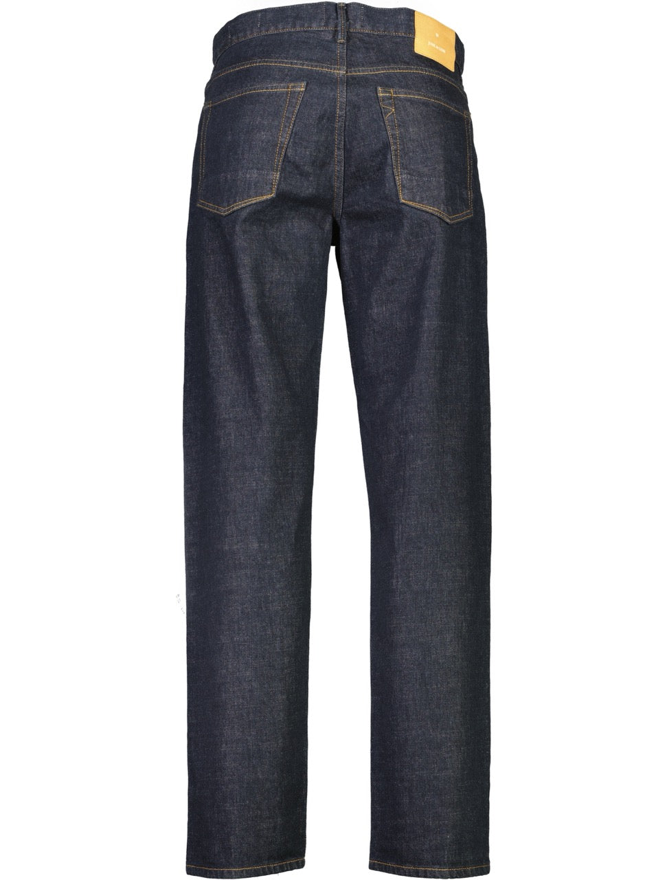 Washed indigo loose fit jeans