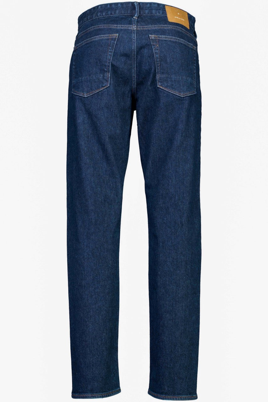 Mid wash loose fit jeans