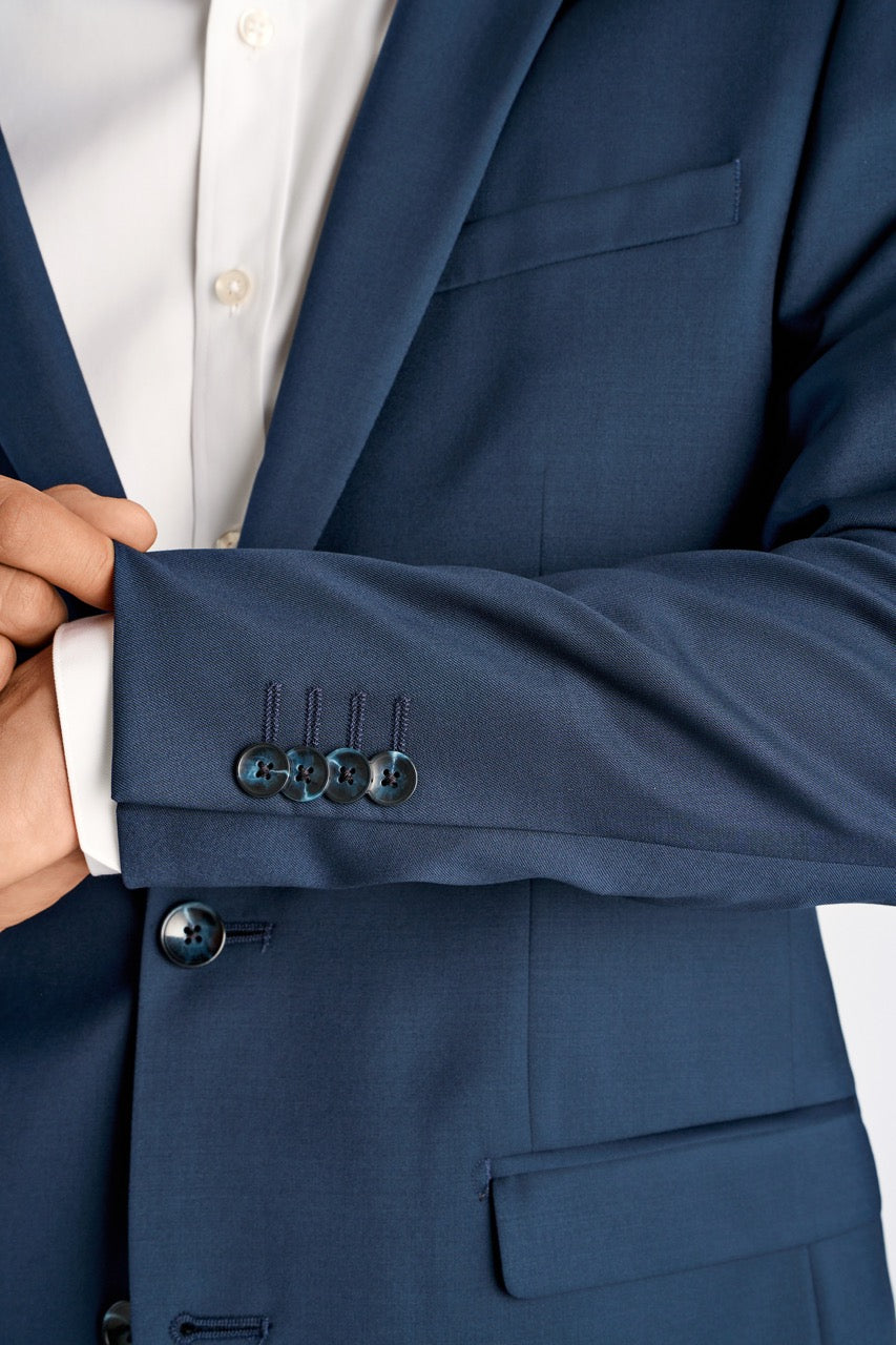 Wool suiting blazer