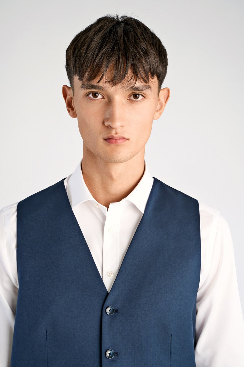 Wool suiting waistcoat