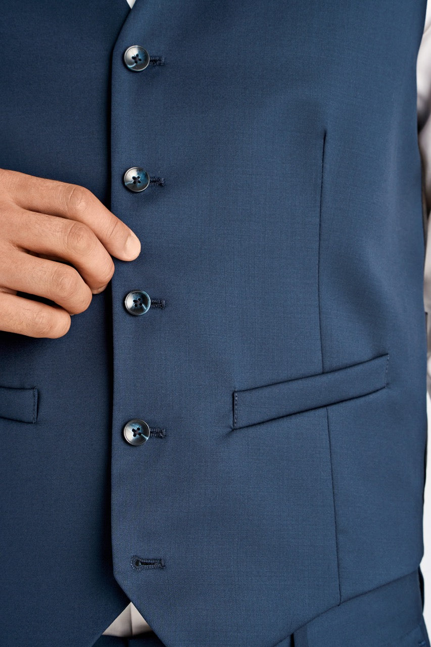 Wool suiting waistcoat