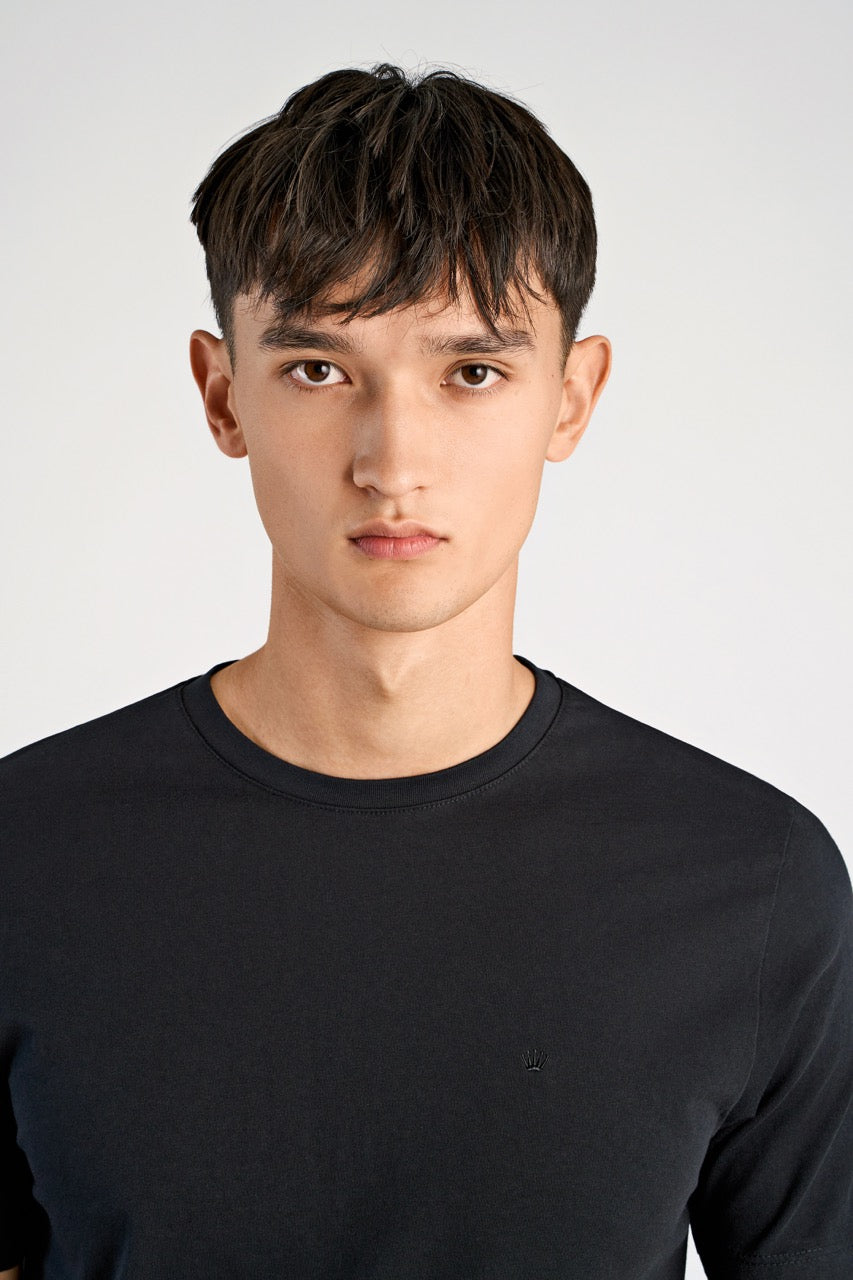 Round neck tee S/S