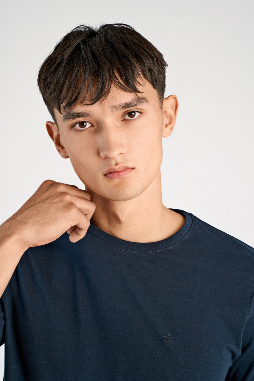 Round neck tee S/S