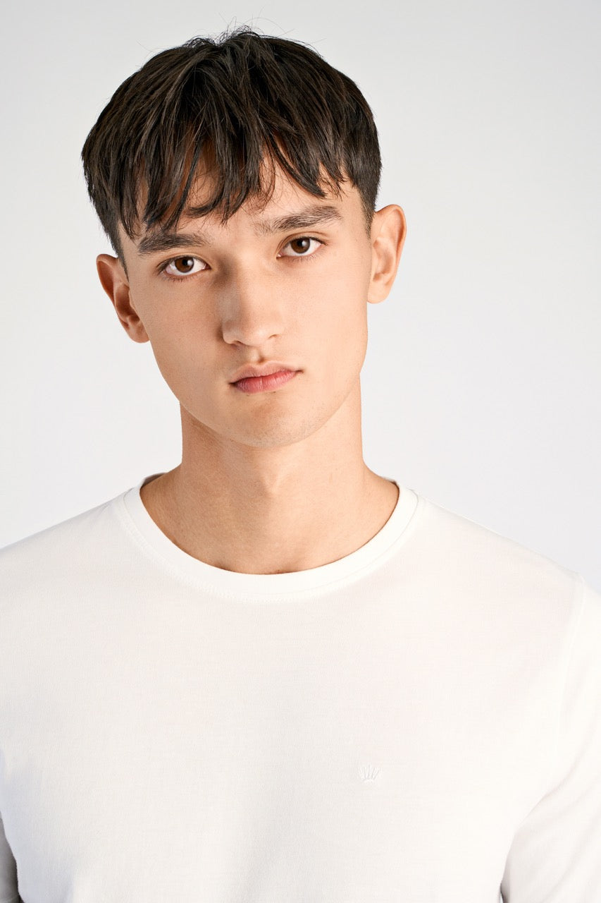 Round neck tee S/S