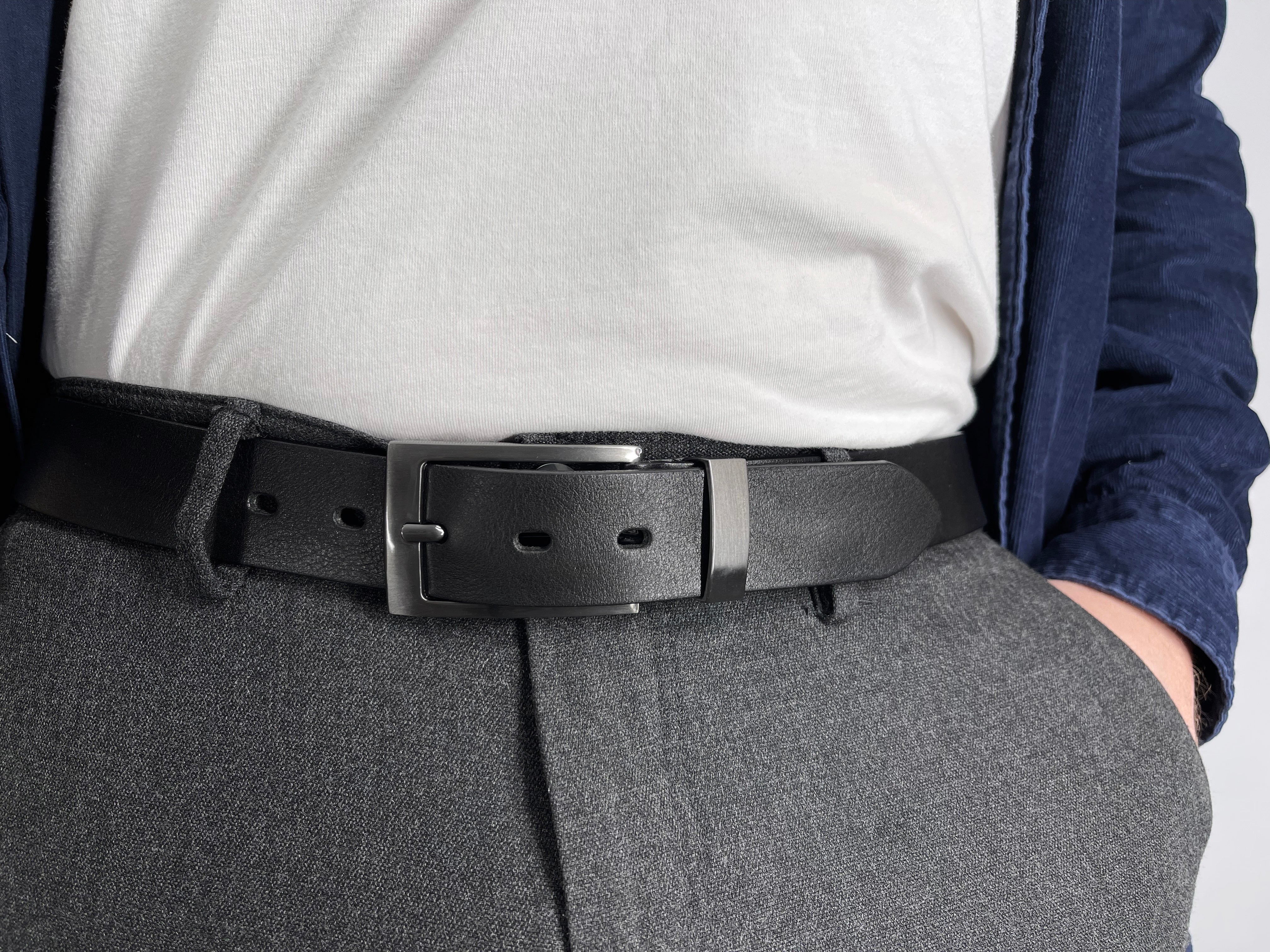 BÆLTER - 6076/35 Belt, Black - - Hr Ravn