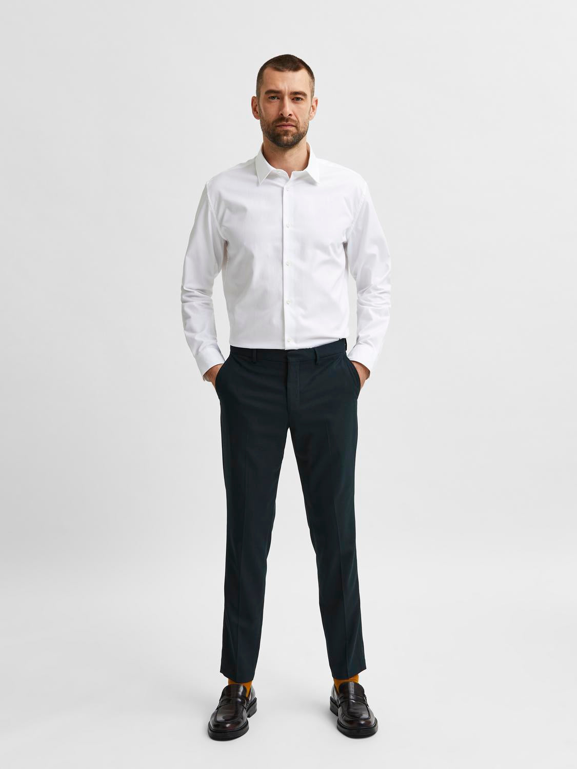 Slhregethan Shirt Ls Classic Noos