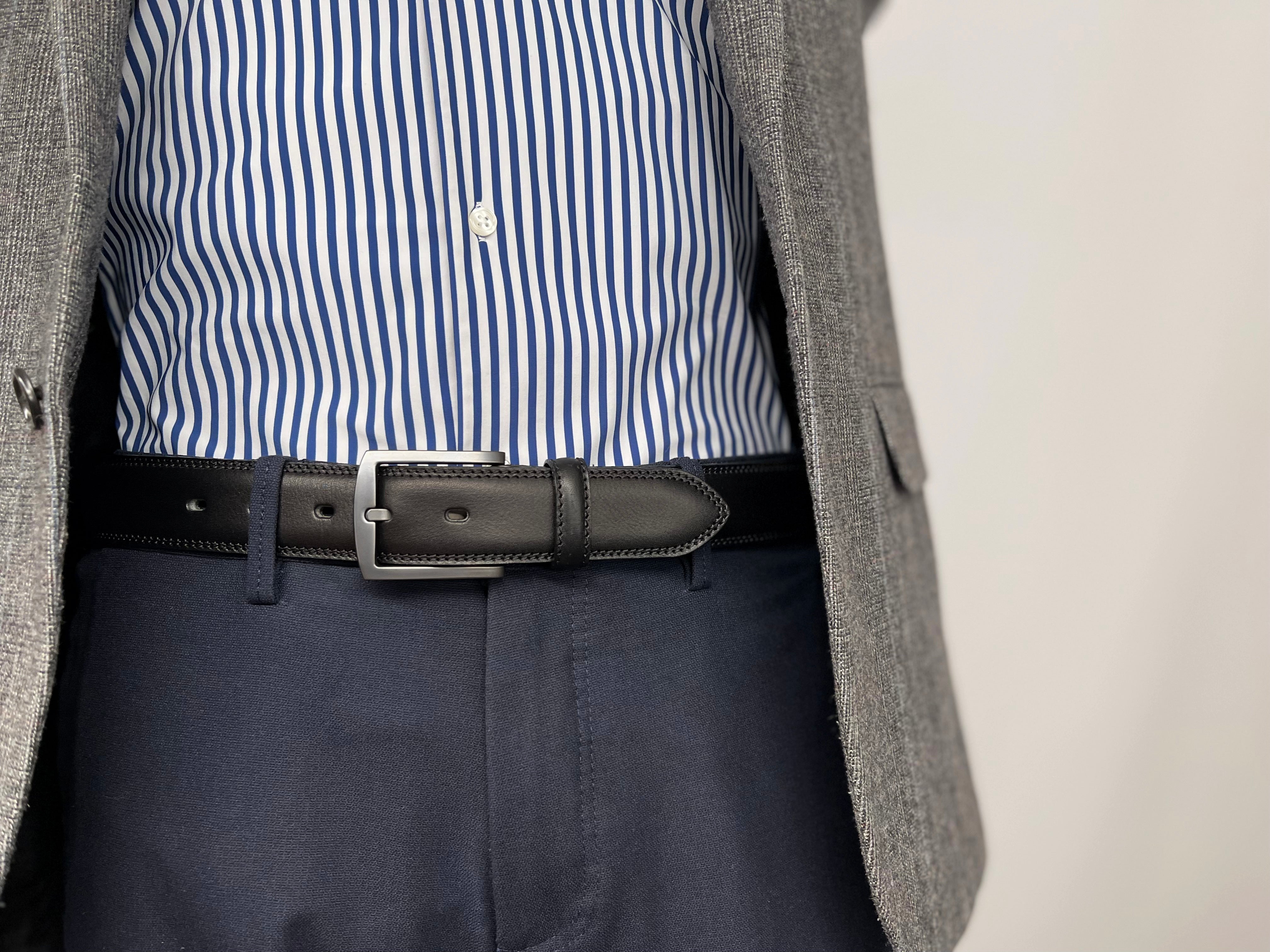 BÆLTER - 6537G/35 Belt, Black - - Hr Ravn