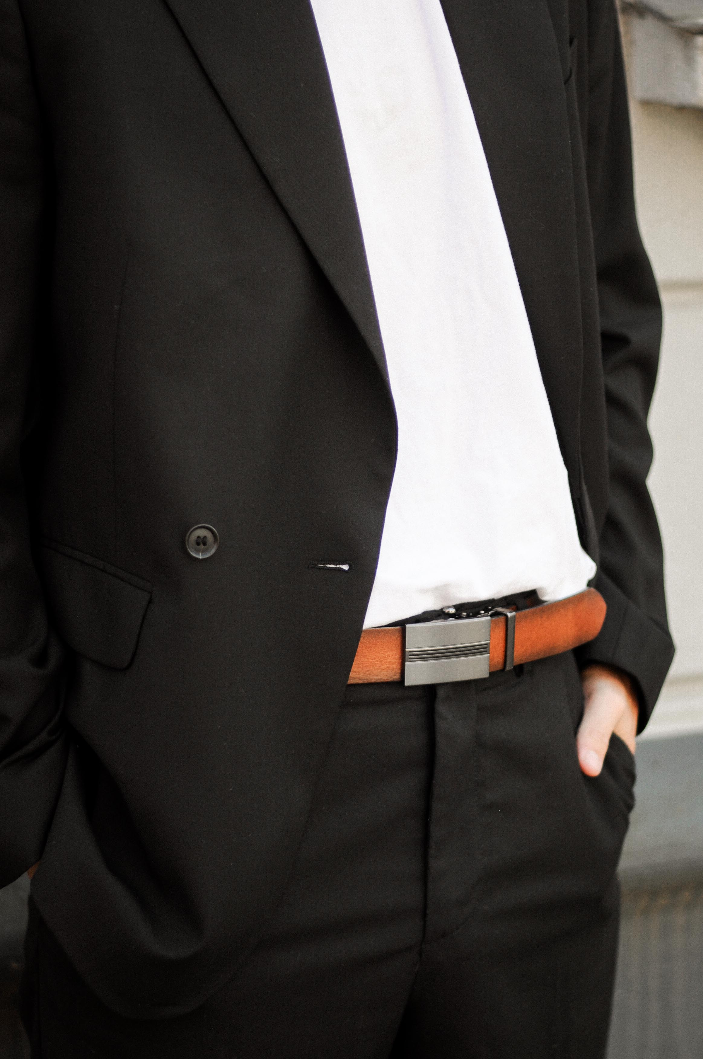 BÆLTER - 6609/35 Belt, Cognac - - Hr Ravn