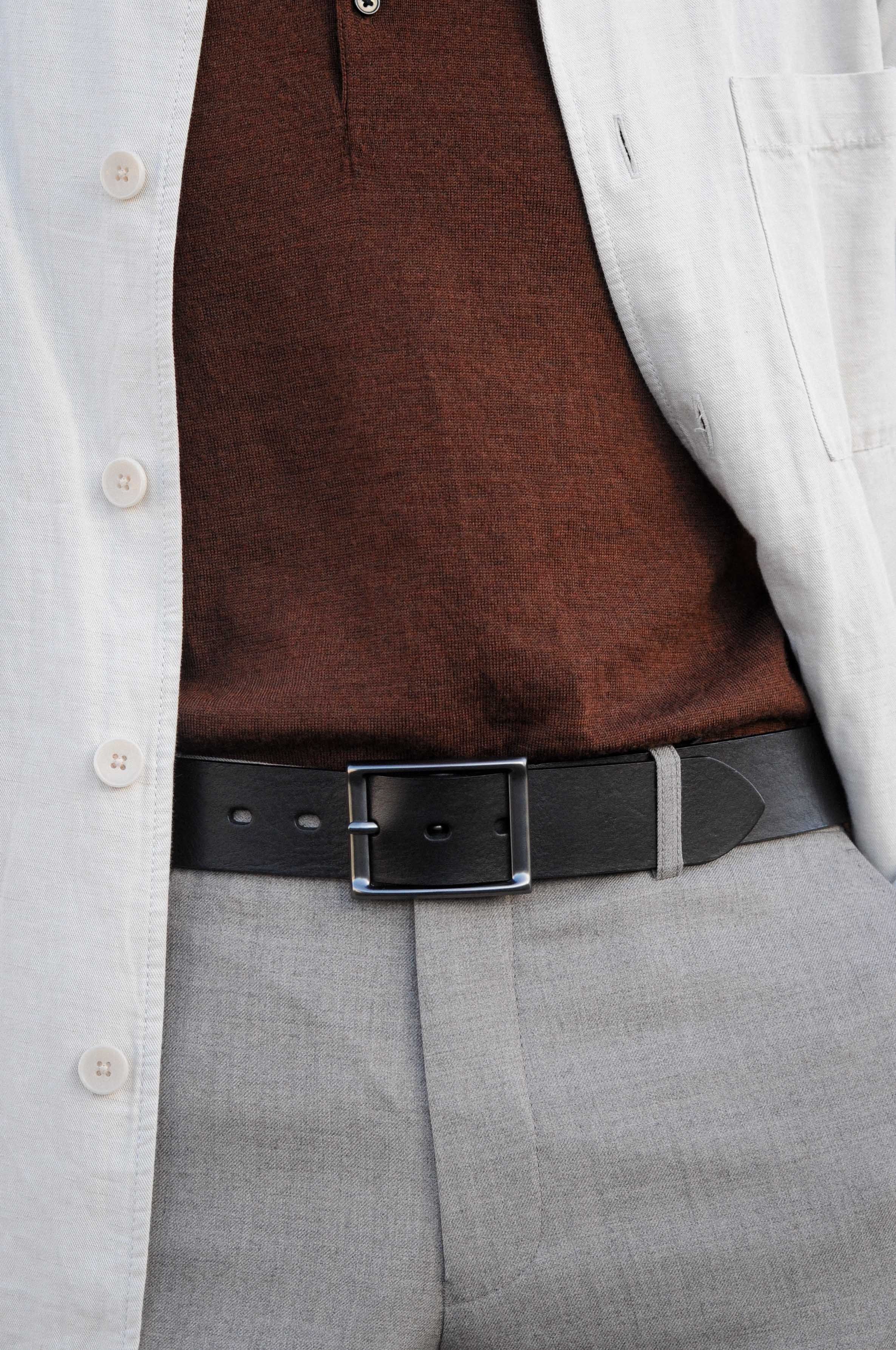 BÆLTER - 6614/40 Belt, Black - - Hr Ravn