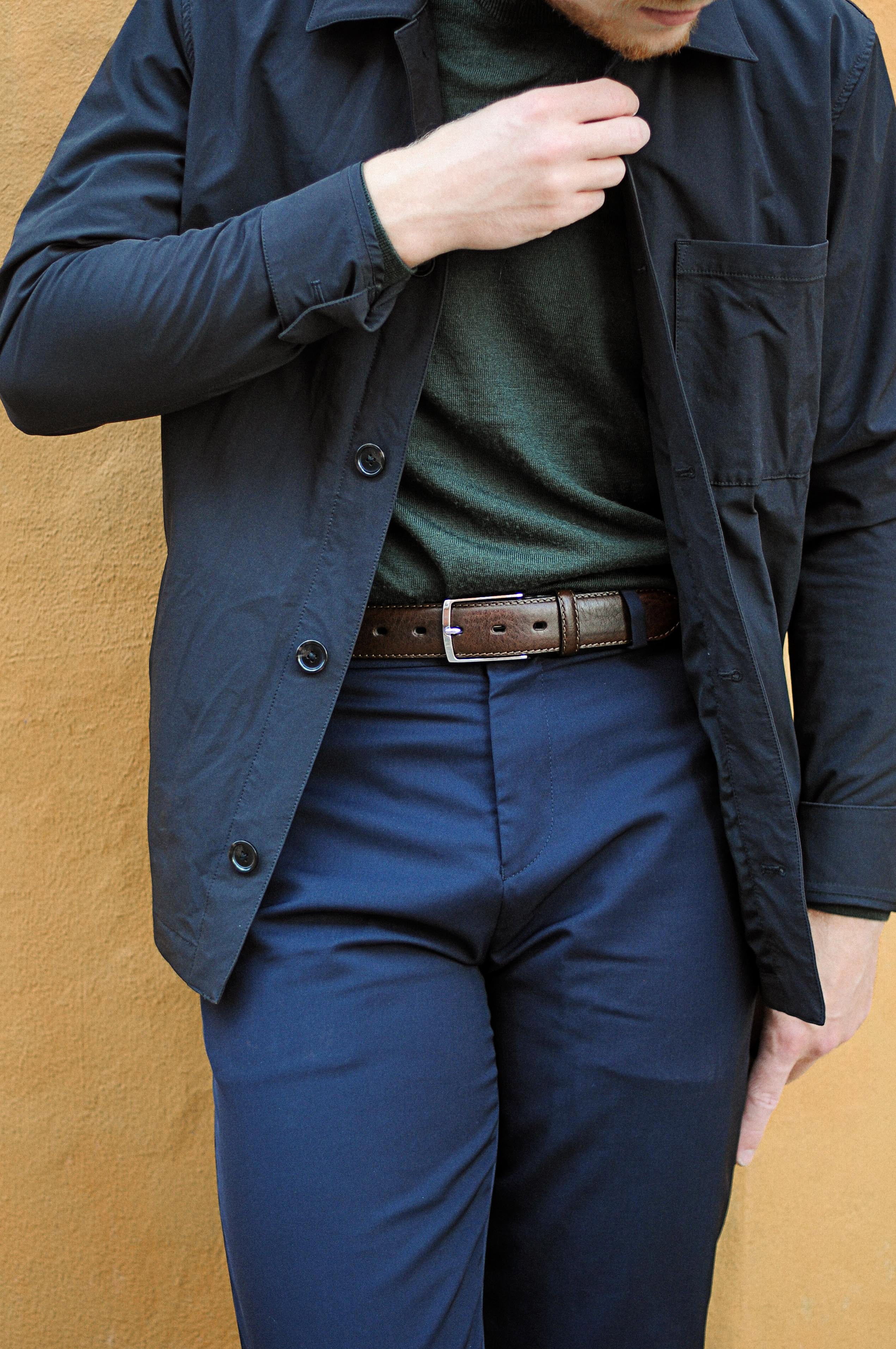 BÆLTER - 6805G/35 Belt, Brown - - Hr Ravn