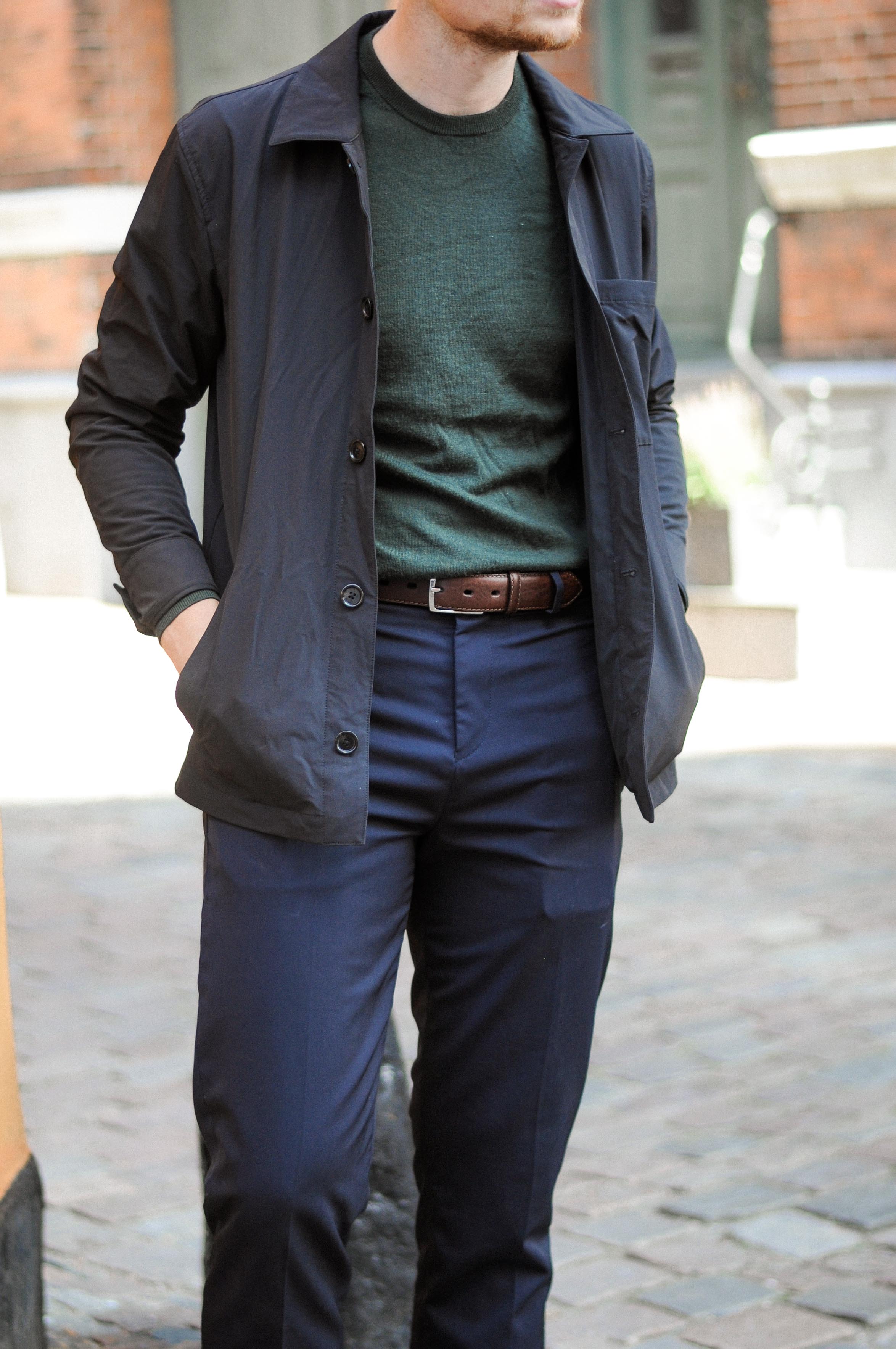 BÆLTER - 6805G/35 Belt, Brown - - Hr Ravn