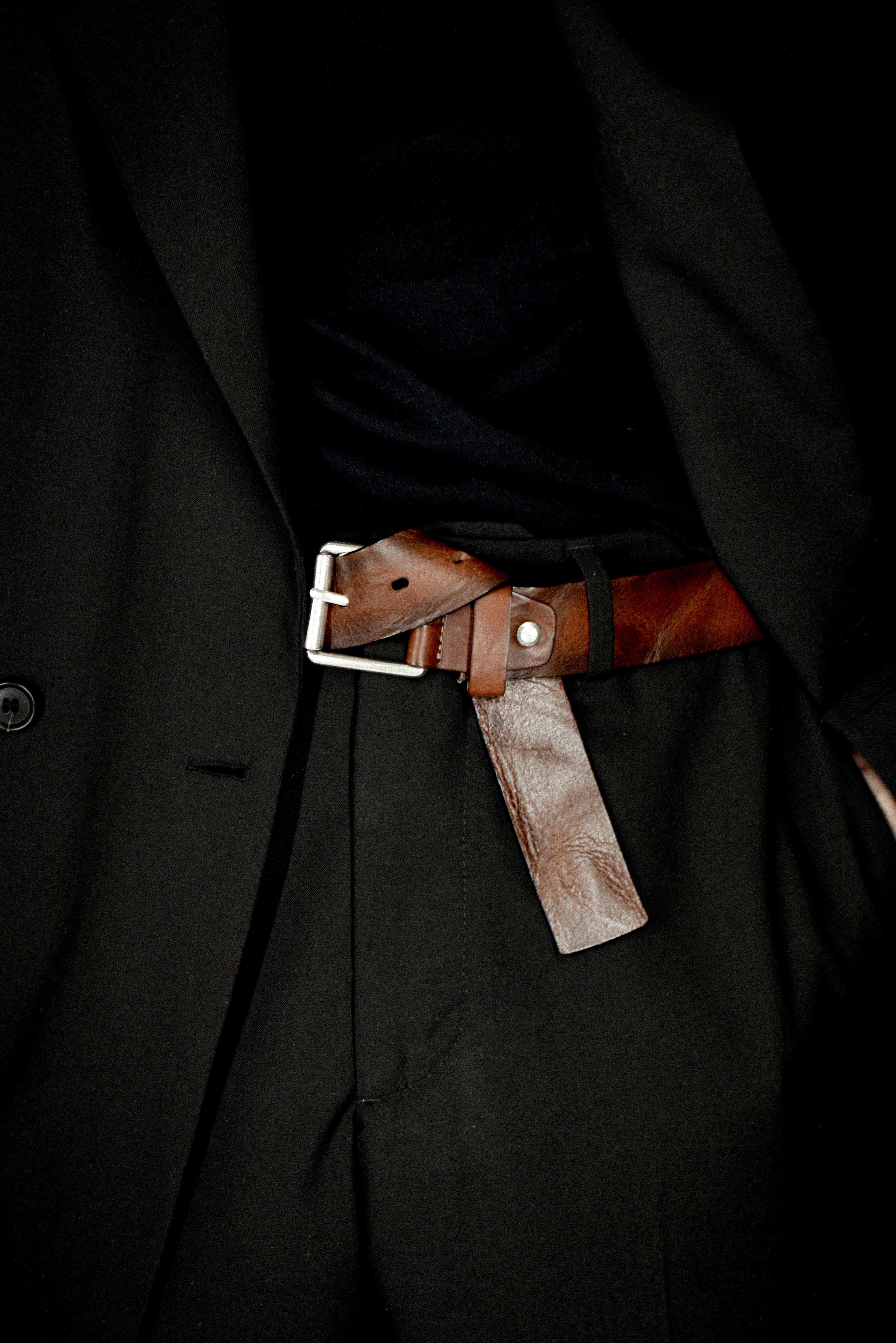 BÆLTER - 6841/35 Belt, Brown - - Hr Ravn