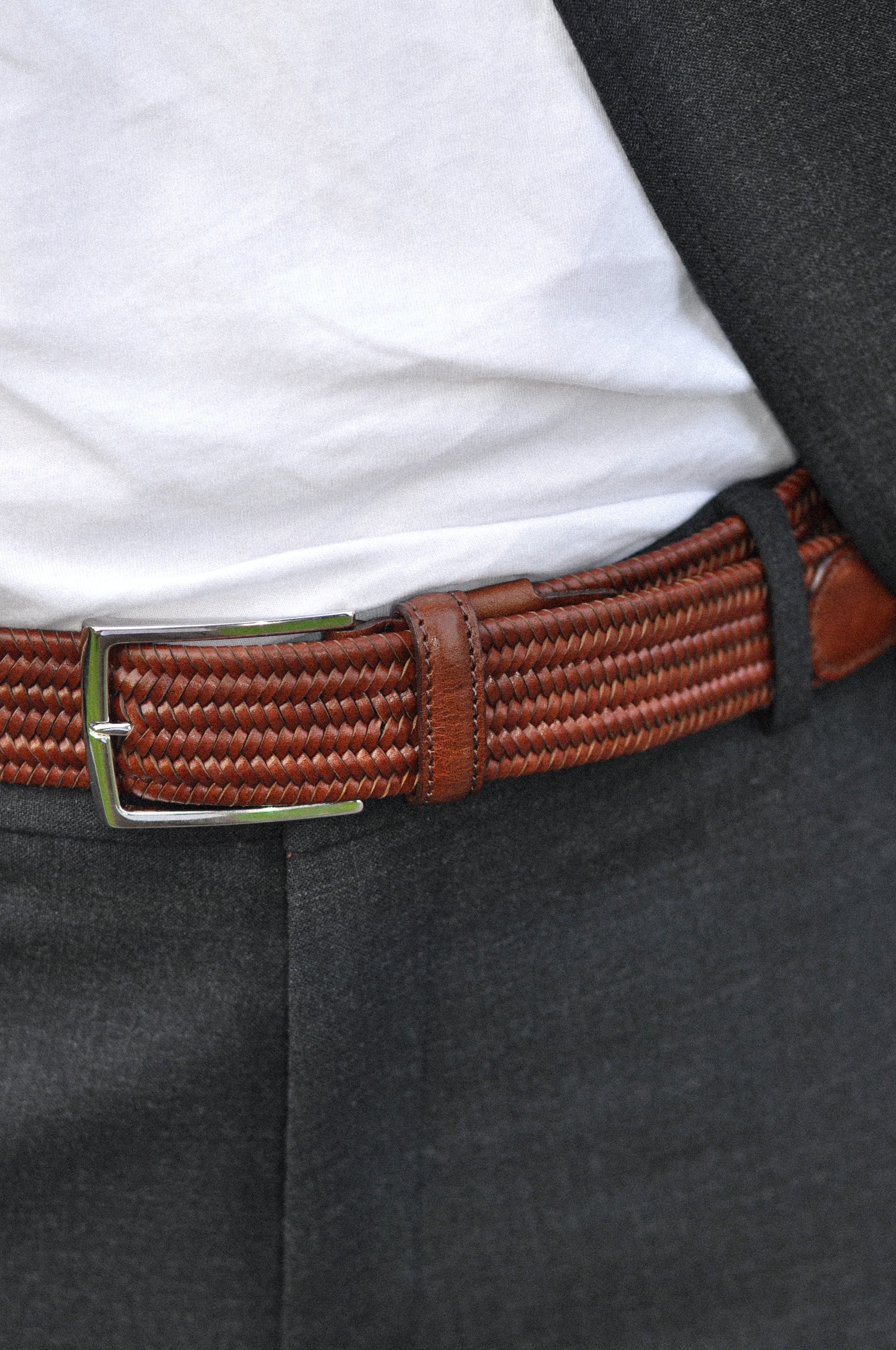 BÆLTER - 6843/35 Belt, Brown - - Hr Ravn