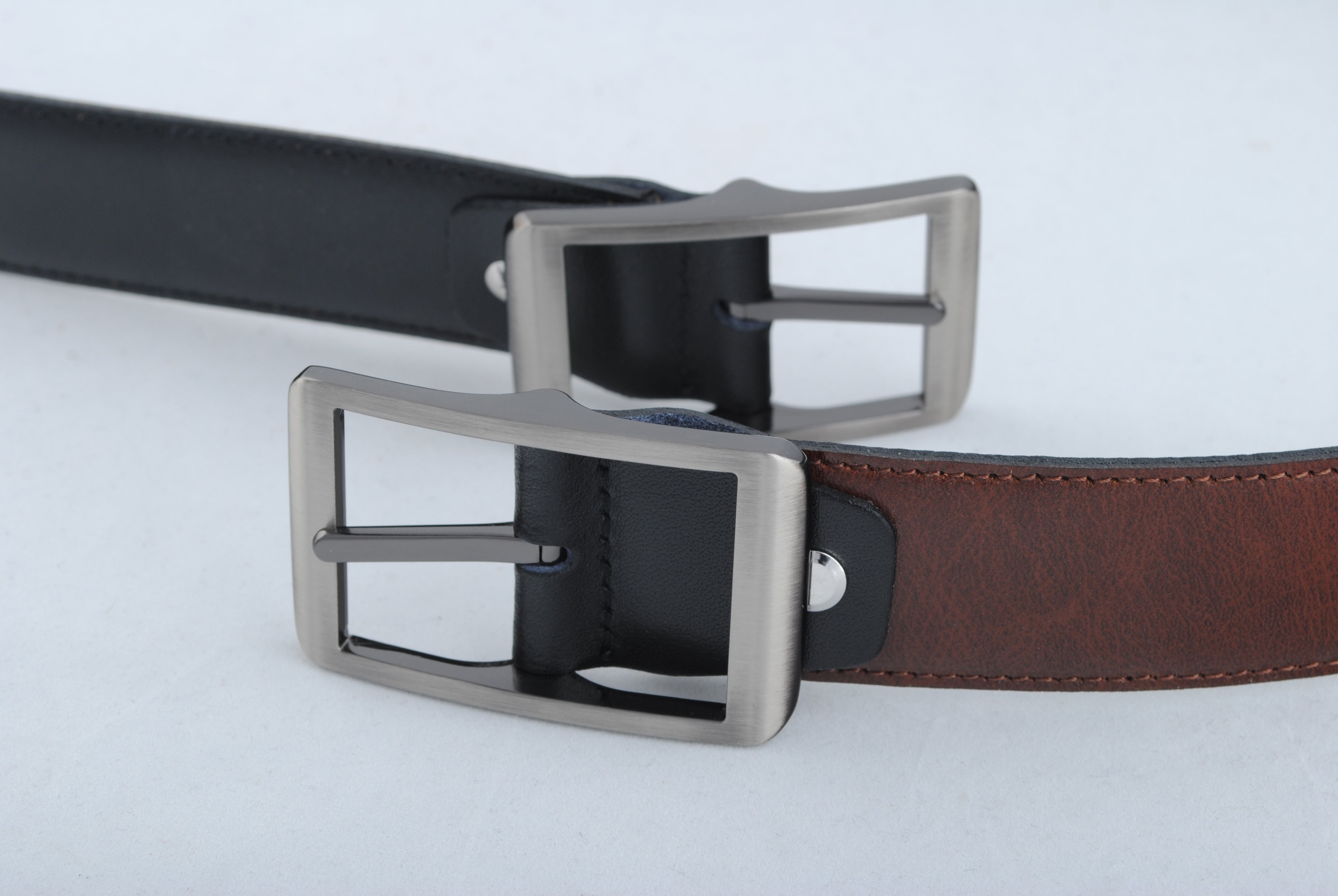 BÆLTER - 6855G/35 Belt Black/Brown - - Hr Ravn