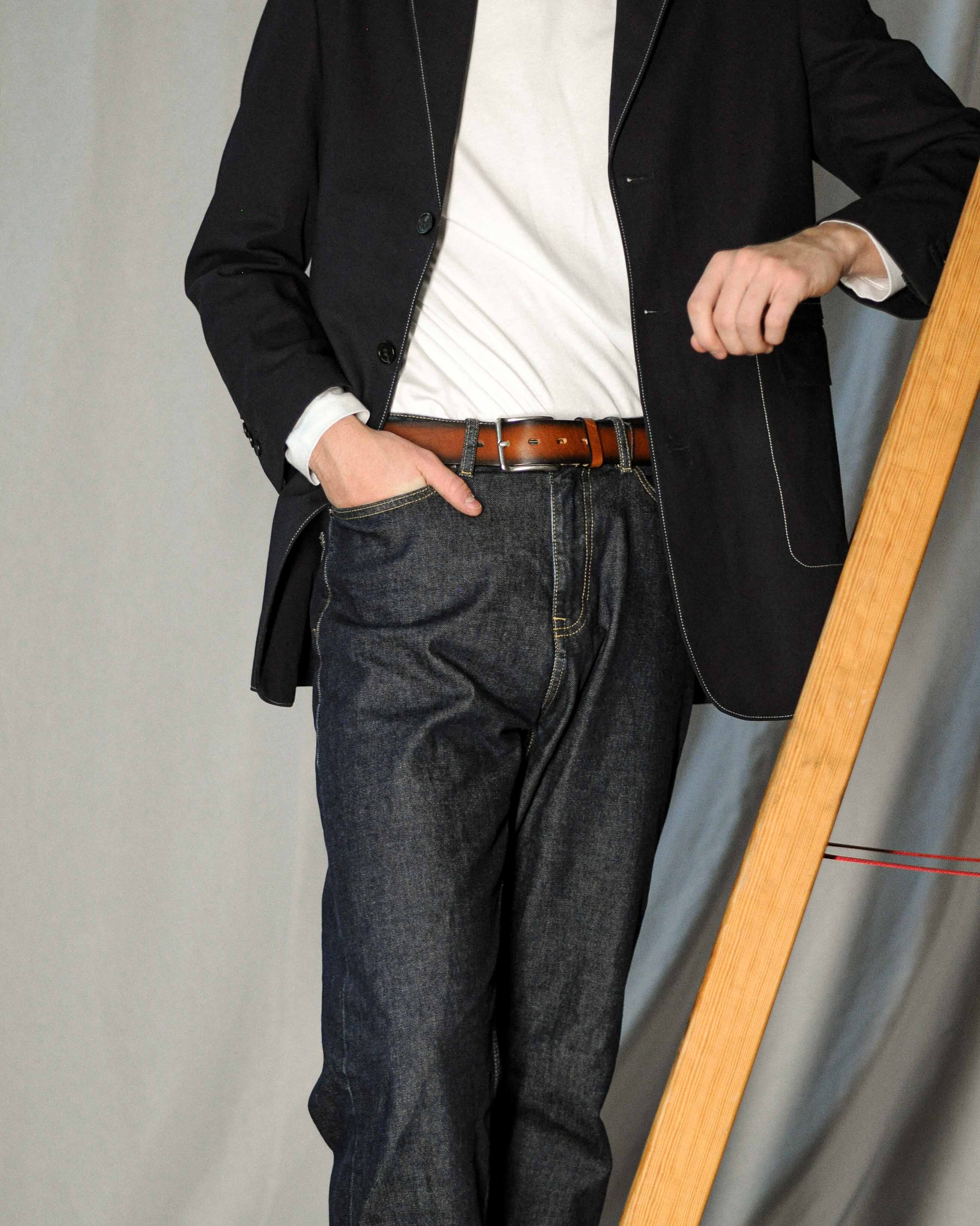 BÆLTER - 6887/40 Belt, Brown - - Hr Ravn