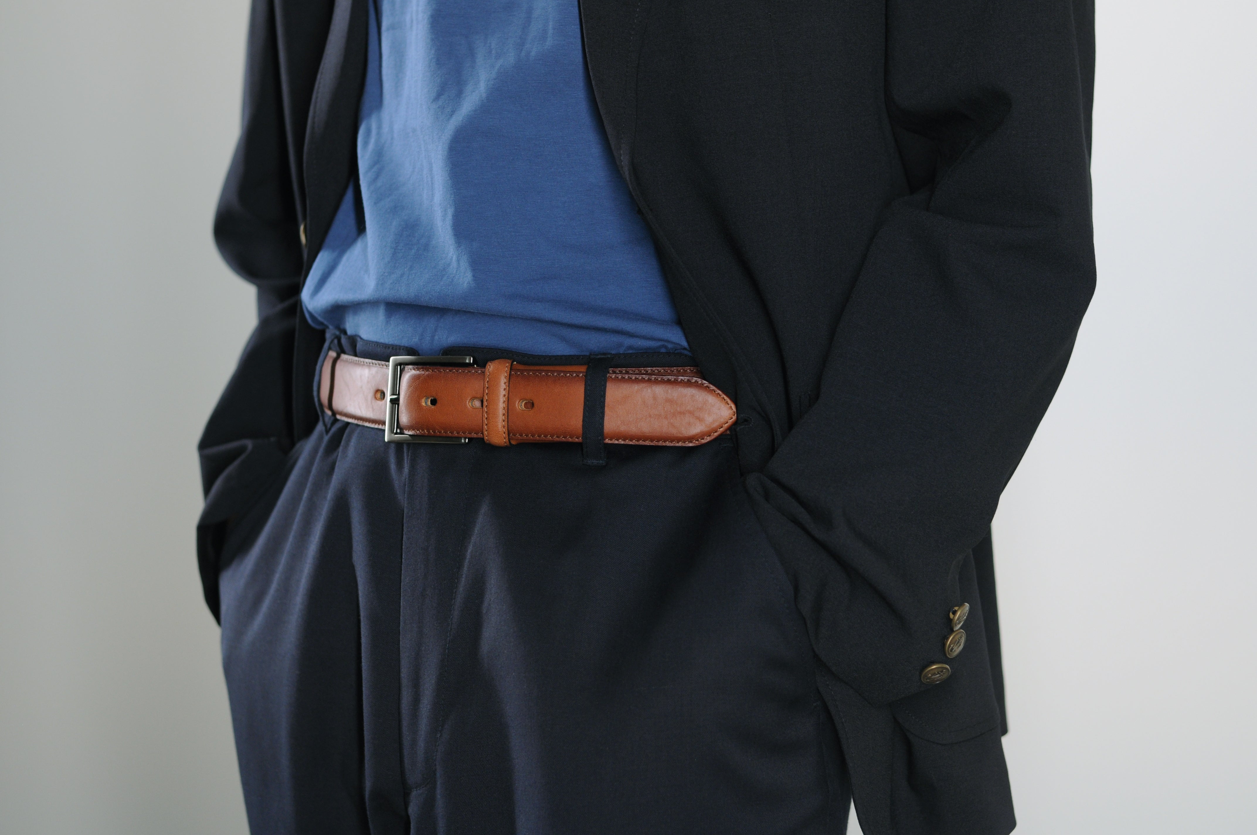 BÆLTER - 6892G/35 Belt, Brown - - Hr Ravn