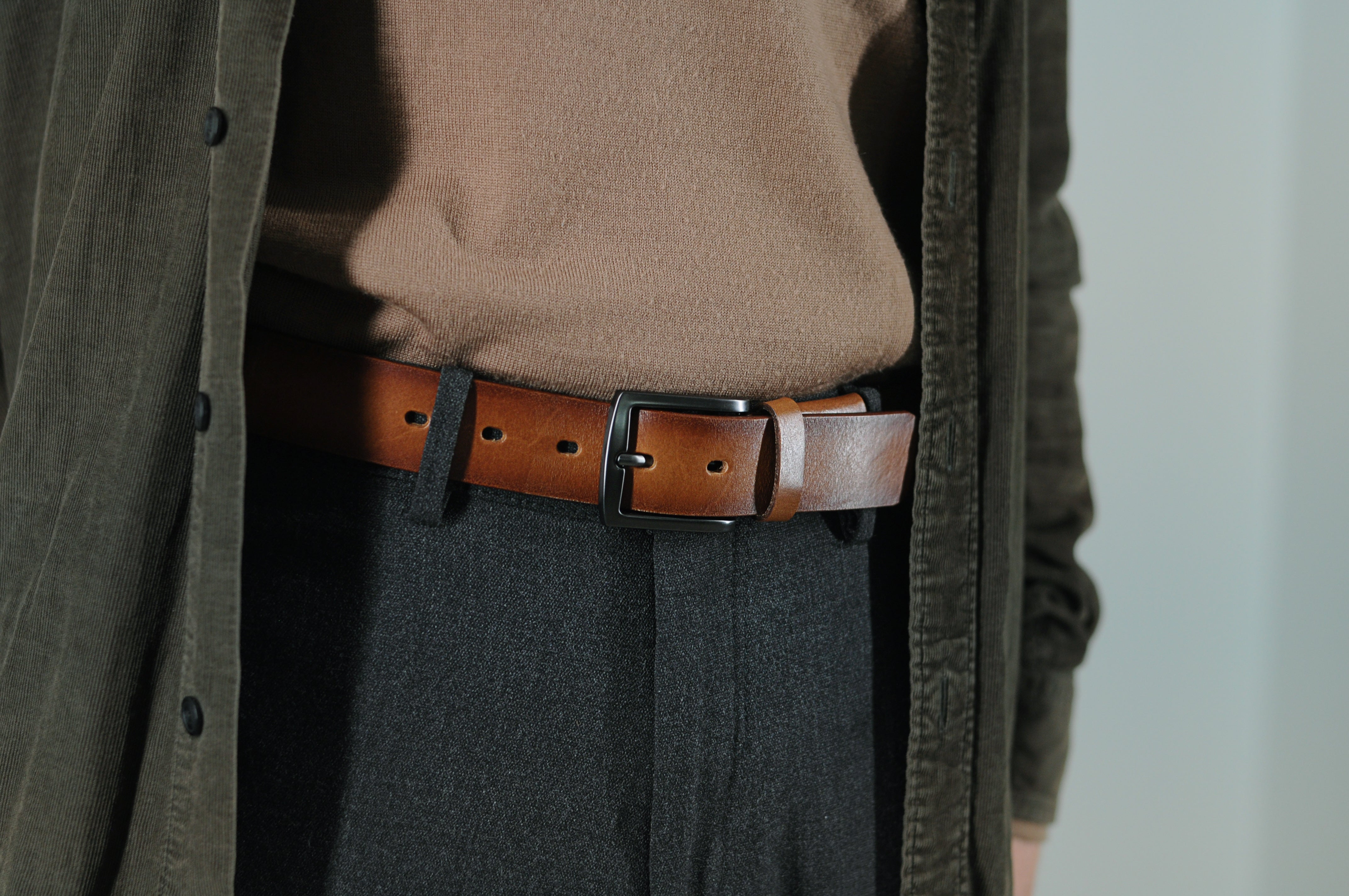 BÆLTER - 6895/35 Belt, Cognac - - Hr Ravn