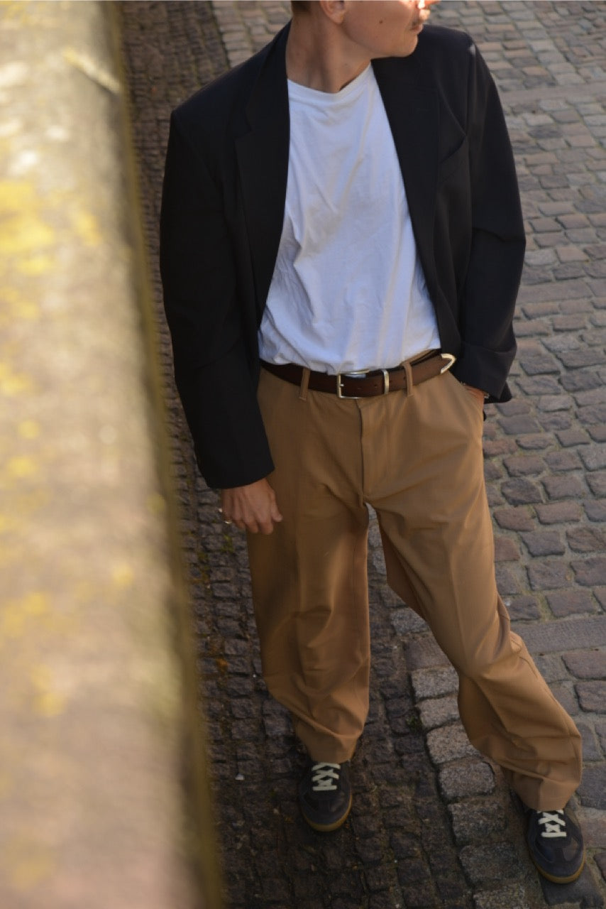 BÆLTER - 6924/35 Belt, brown - - Hr Ravn