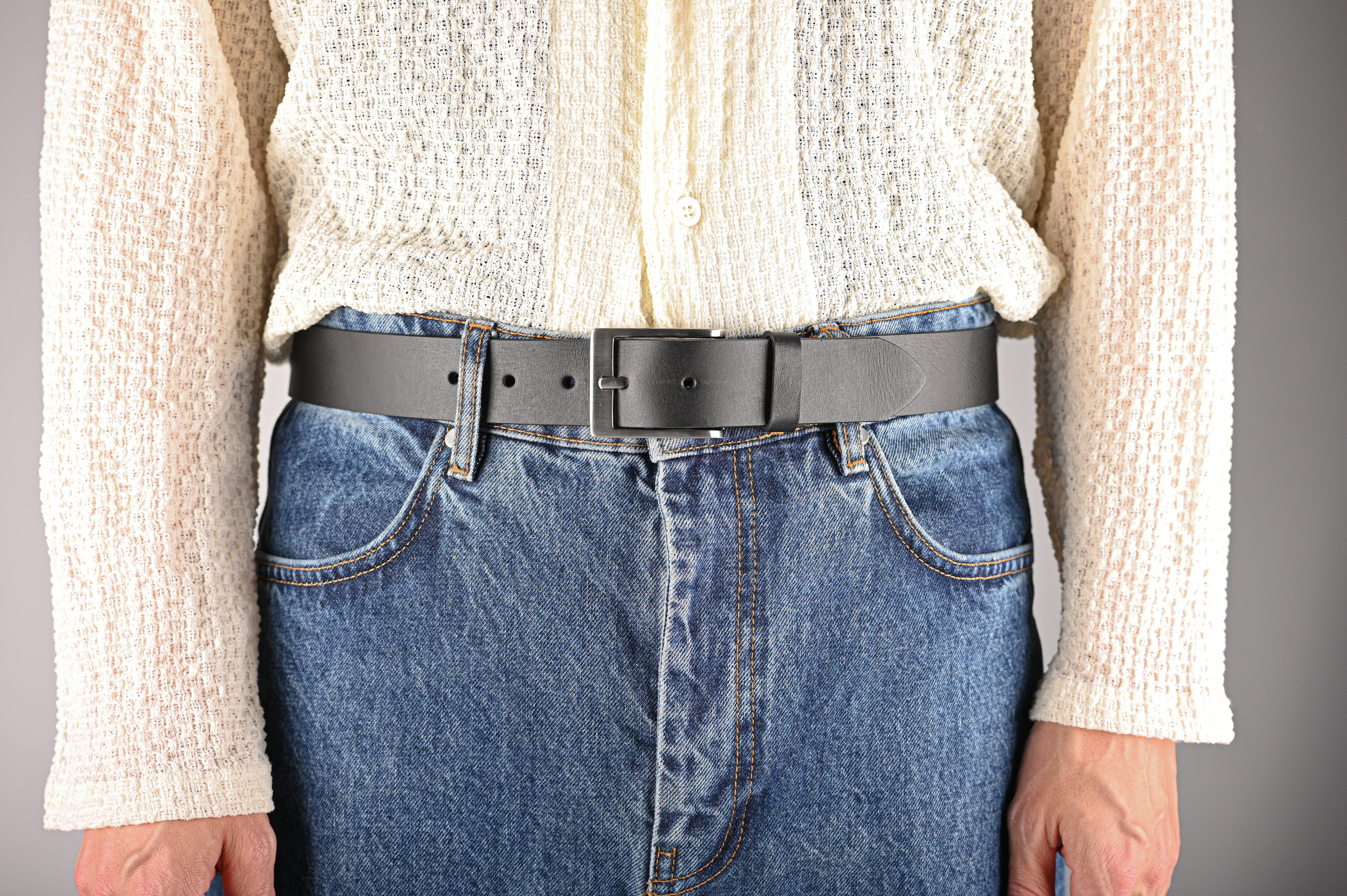 BÆLTER - 6934/35 Belt, Black - - Hr Ravn