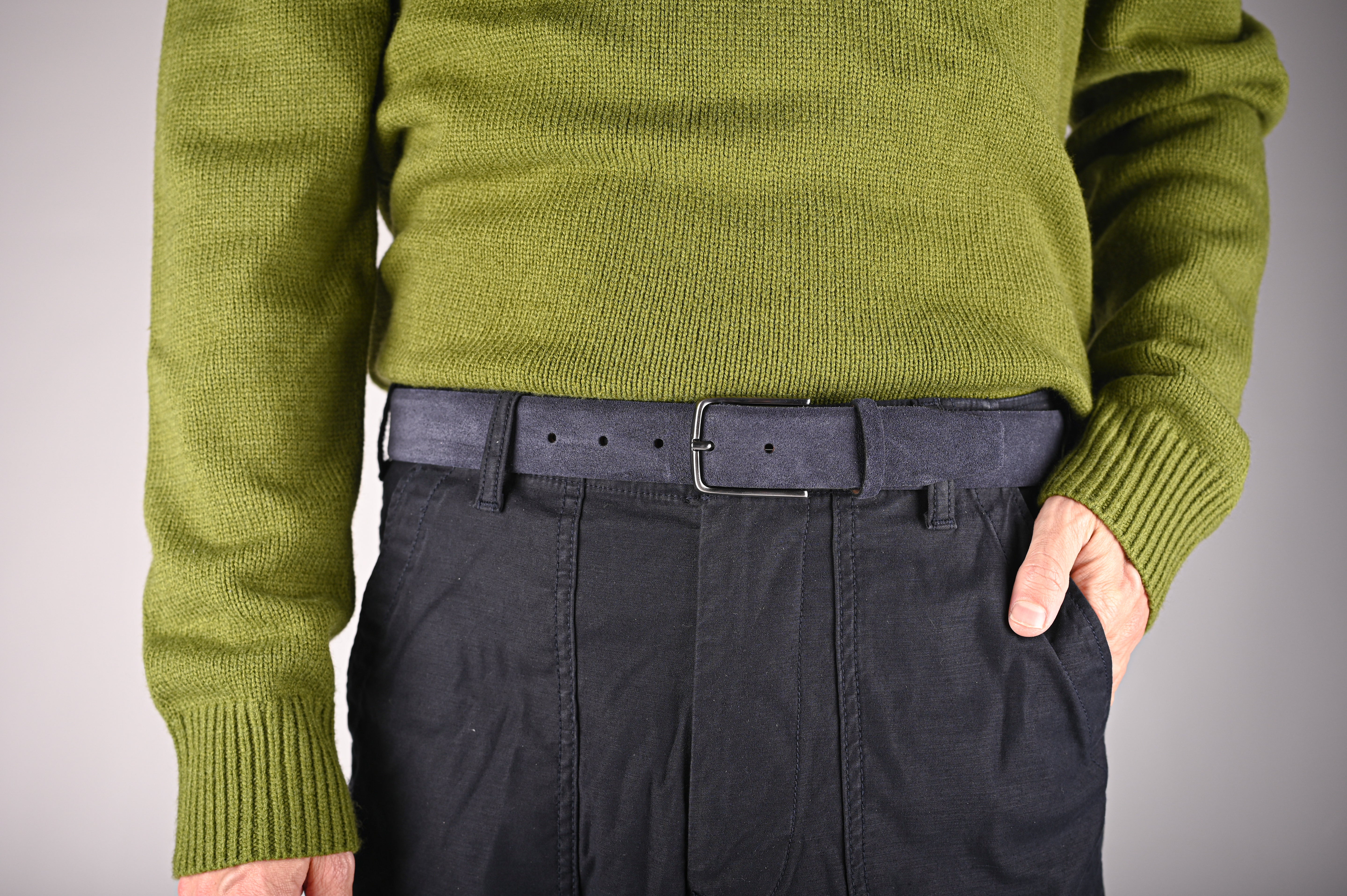 BÆLTER - 6938G/35 Belt, Navy - - Hr Ravn
