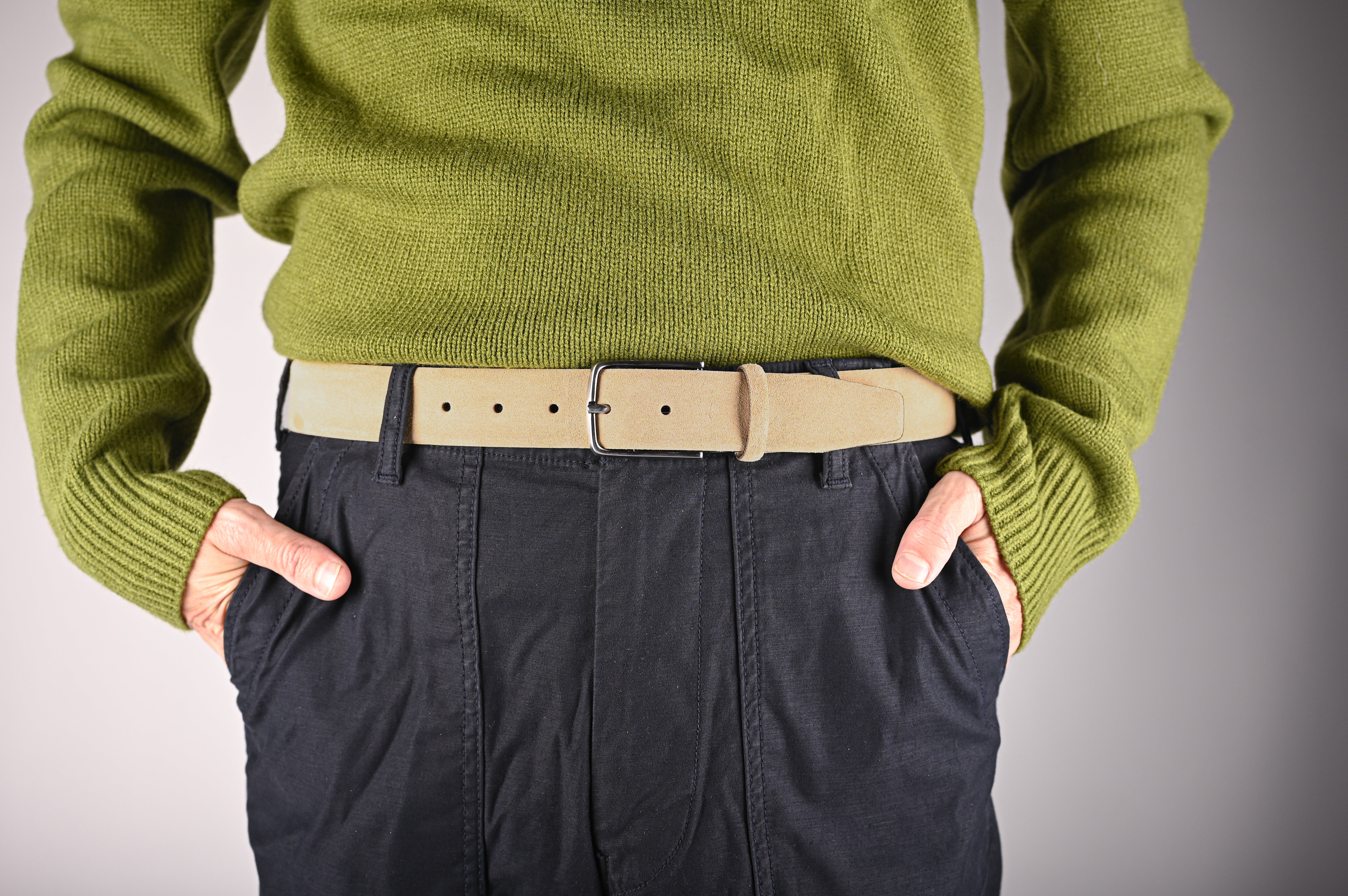 BÆLTER - 6938G/35 Belt, Sand - - Hr Ravn