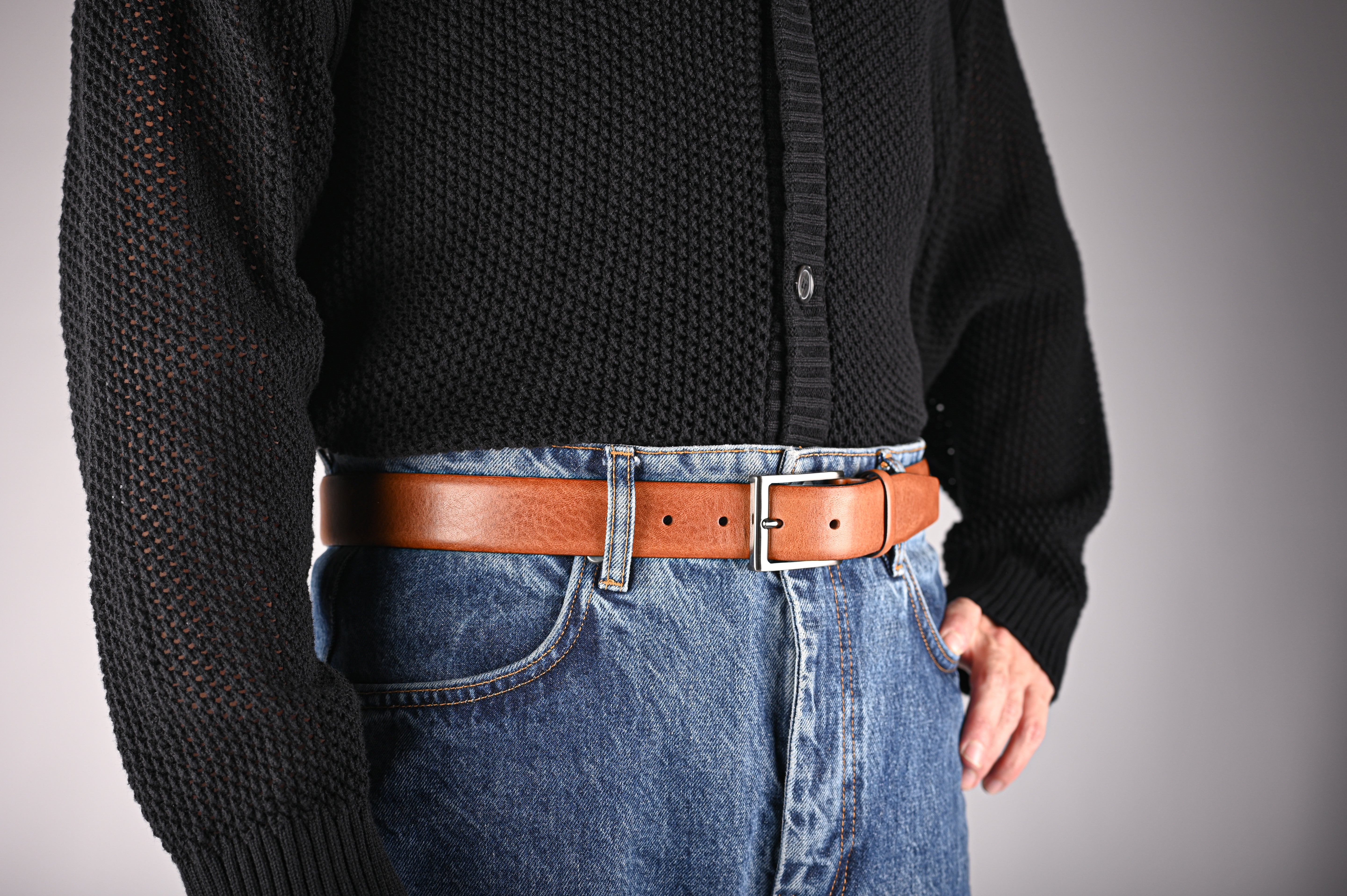 BÆLTER - 6945G/35 Belt, Cognac - - Hr Ravn