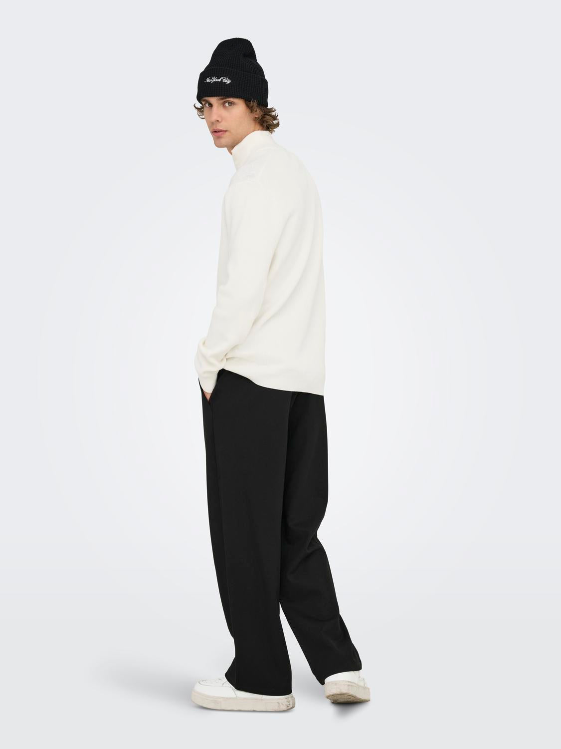 Onsphil Reg 12 Struc Half Zip Strikkegenser i flere størrelser