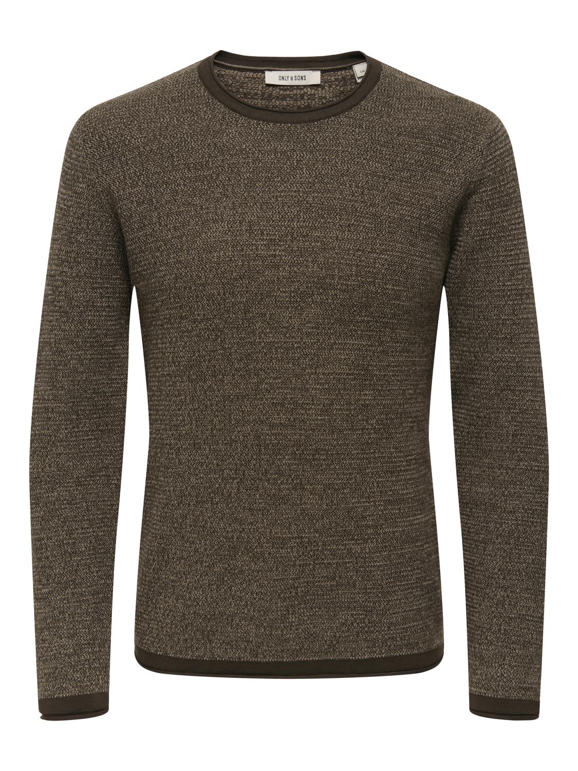 Pullovers - Onseric Reg 12 Struc Crew Knit Noos - - Hr Ravn