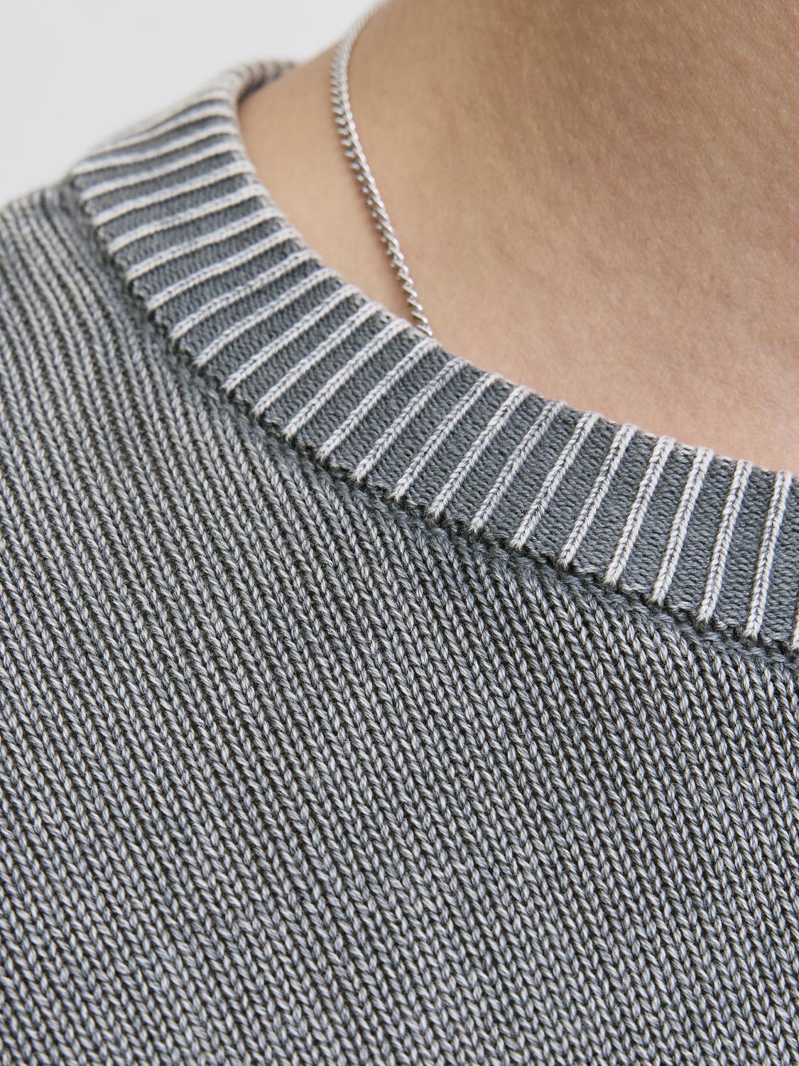 STRIK - Jjecharge Faded Knit Crew Neck Sn - - Hr Ravn