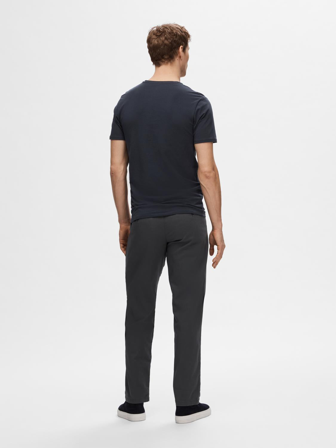 T-SHIRTS - Slhnewpima Ss V-Neck Tee Noos - - Hr Ravn