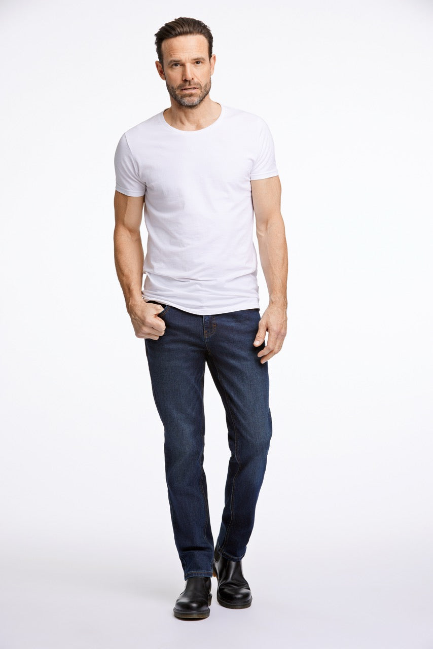 5 pocket jeans dark denim