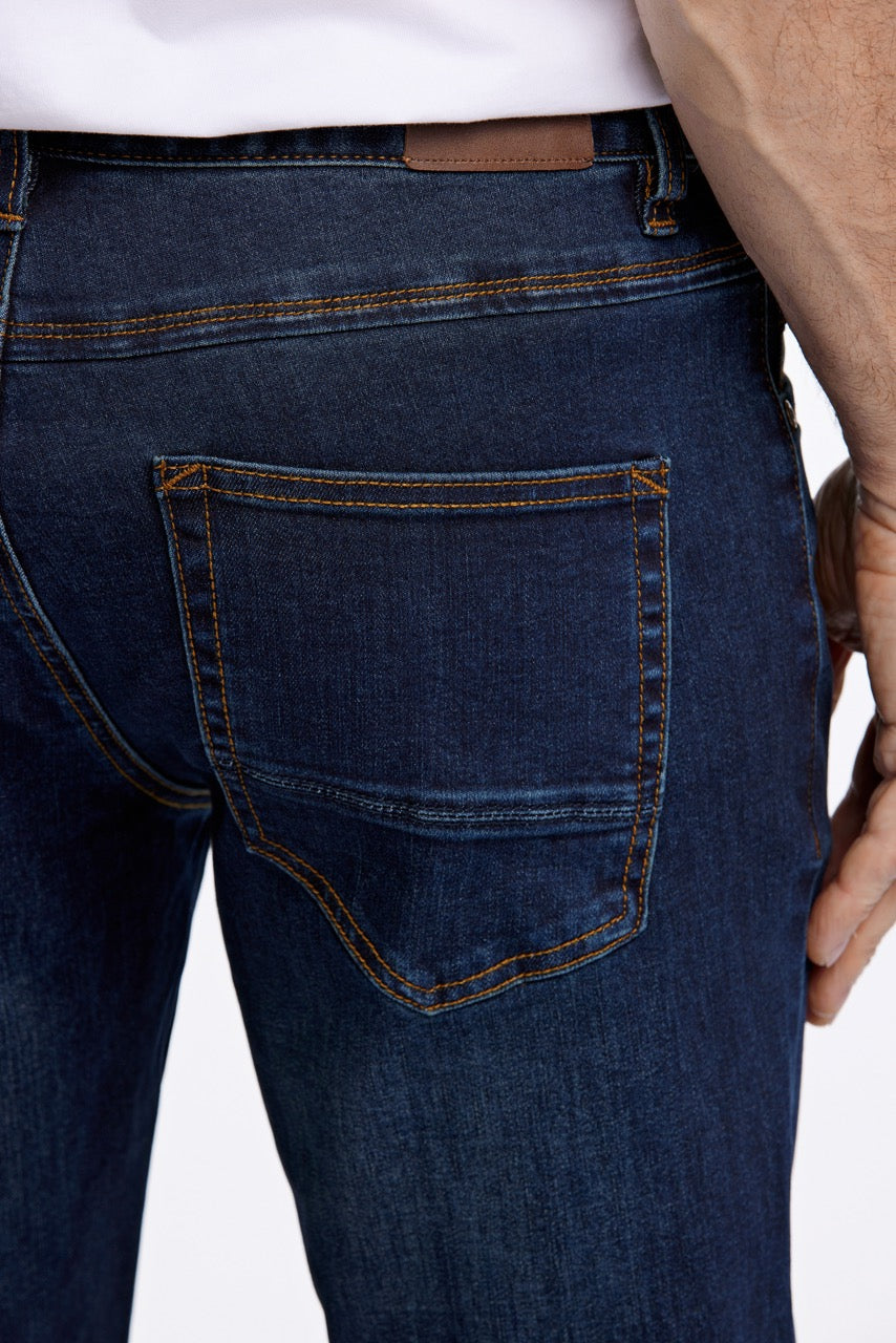 5 pocket jeans dark denim