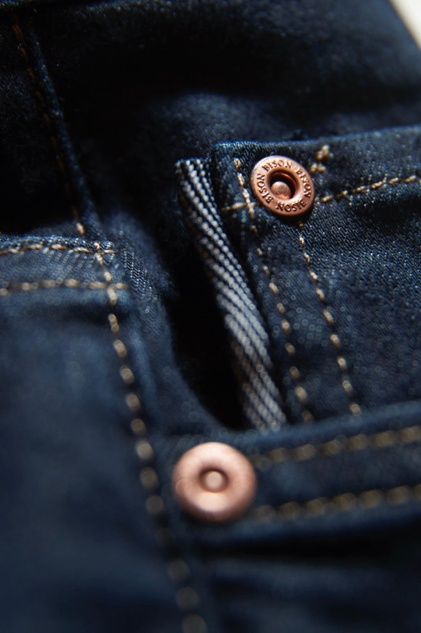 5 pocket jeans raw navy