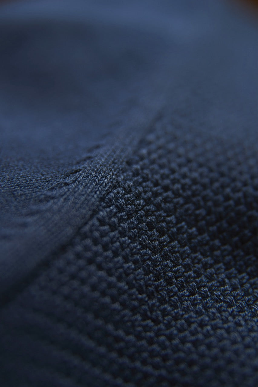 Structured o-neck knit