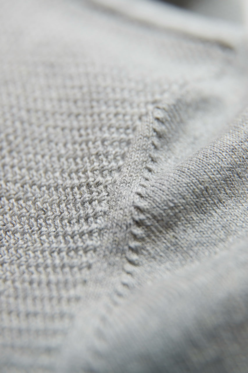 Structured o-neck knit