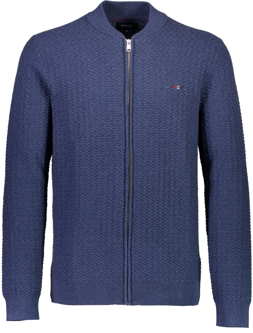 Structured cardigan knit