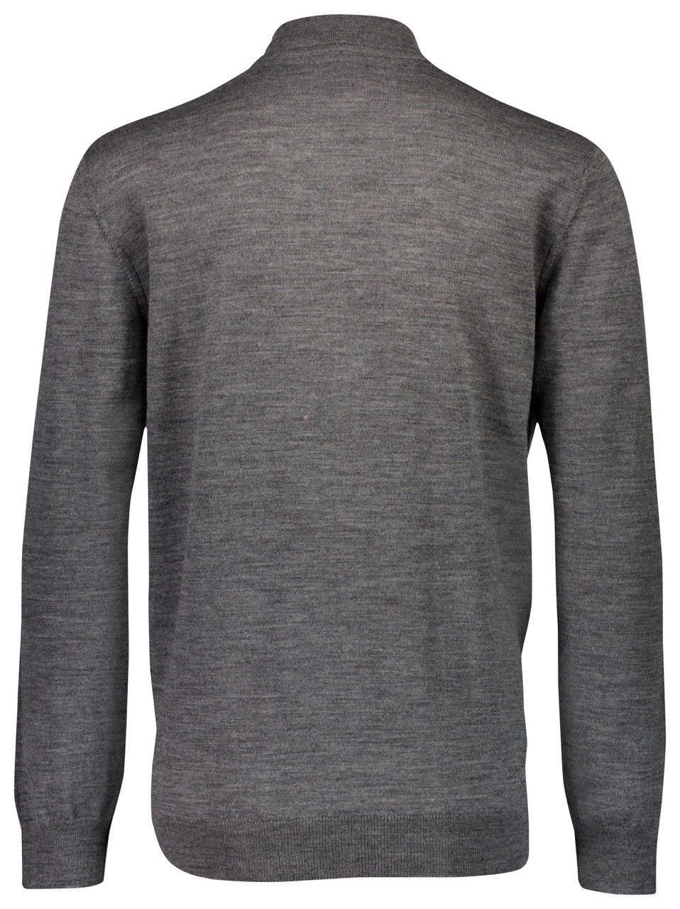 Wool knit zip cardigan