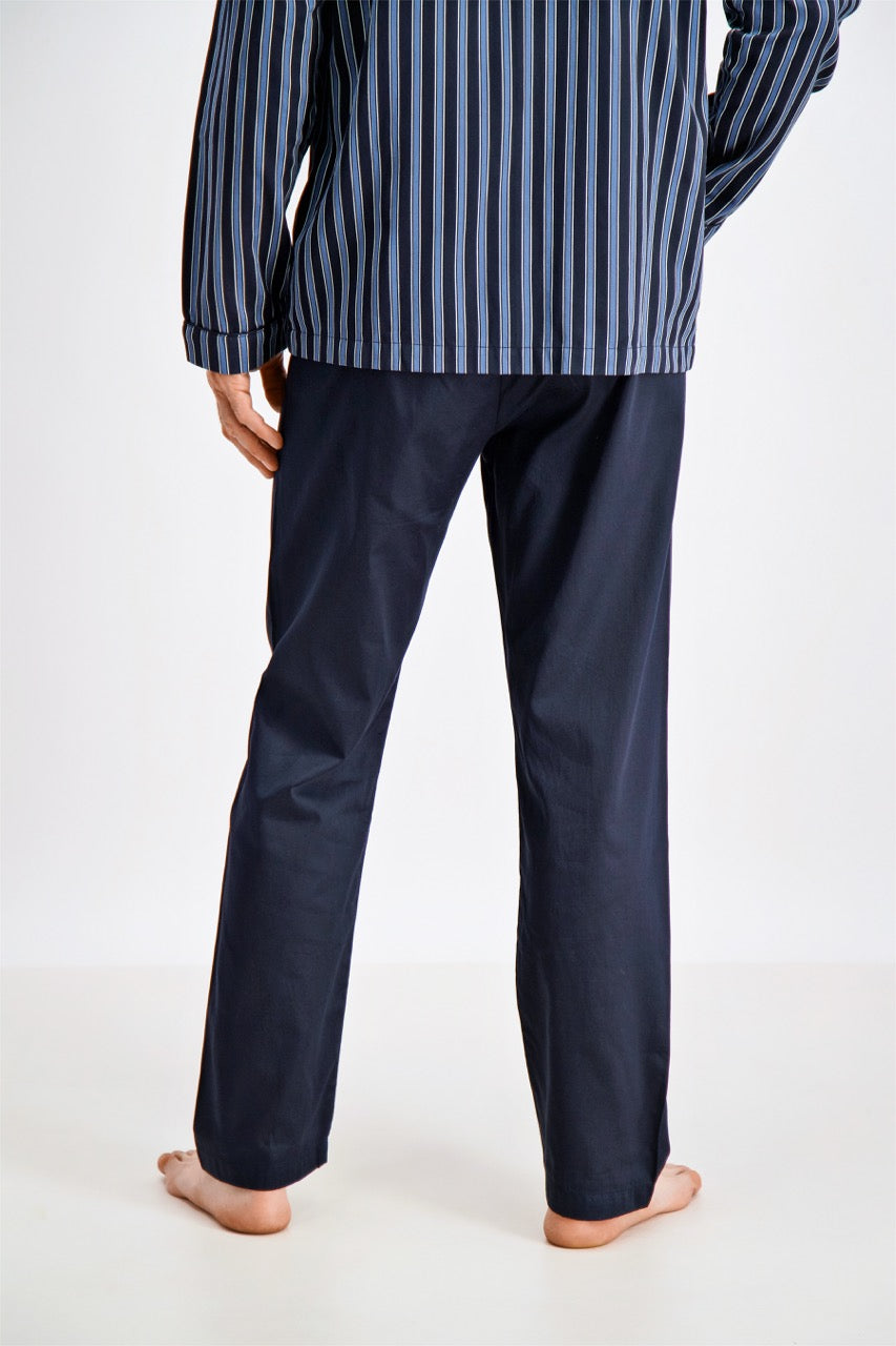 Striped satin pajamas