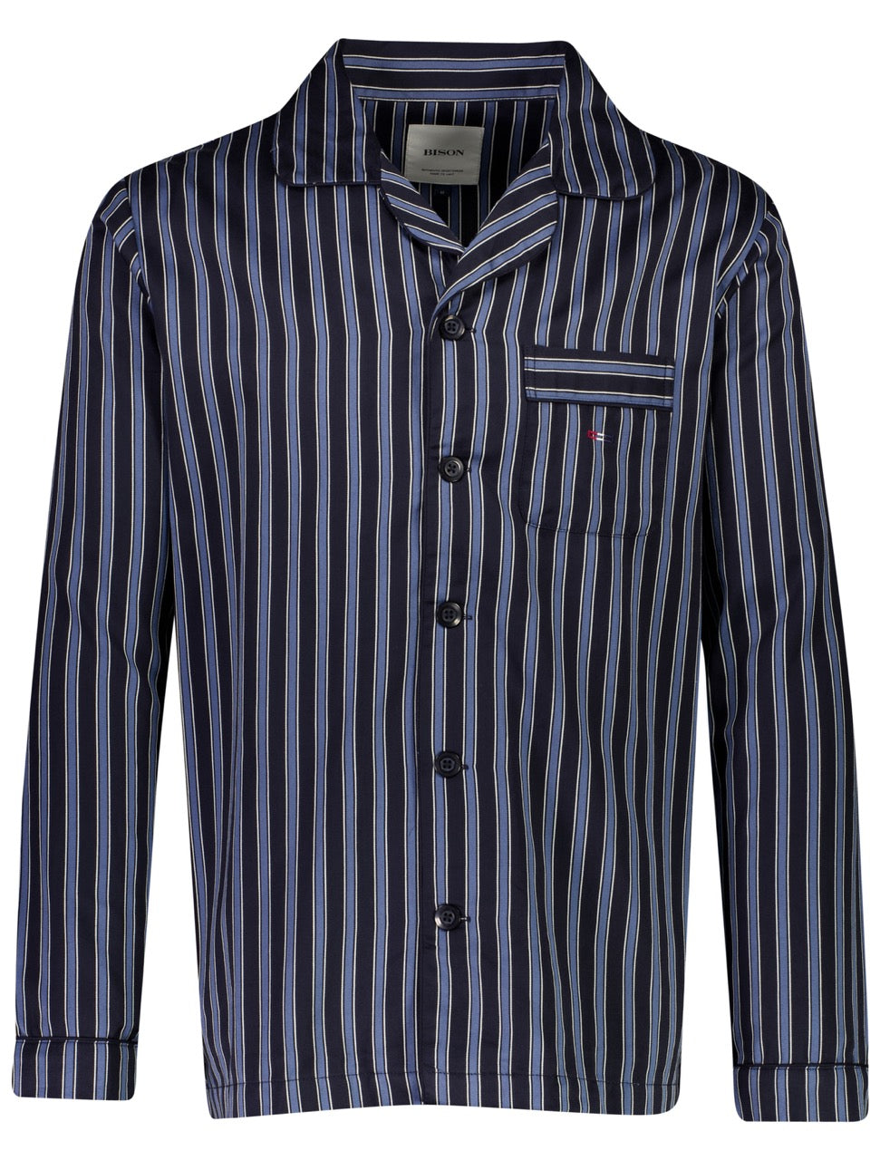 Striped satin pajamas