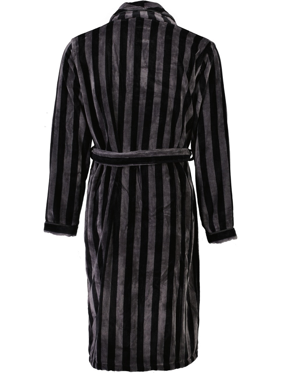 Striped bathrobe