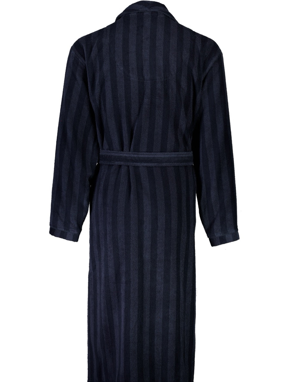 Striped bathrobe