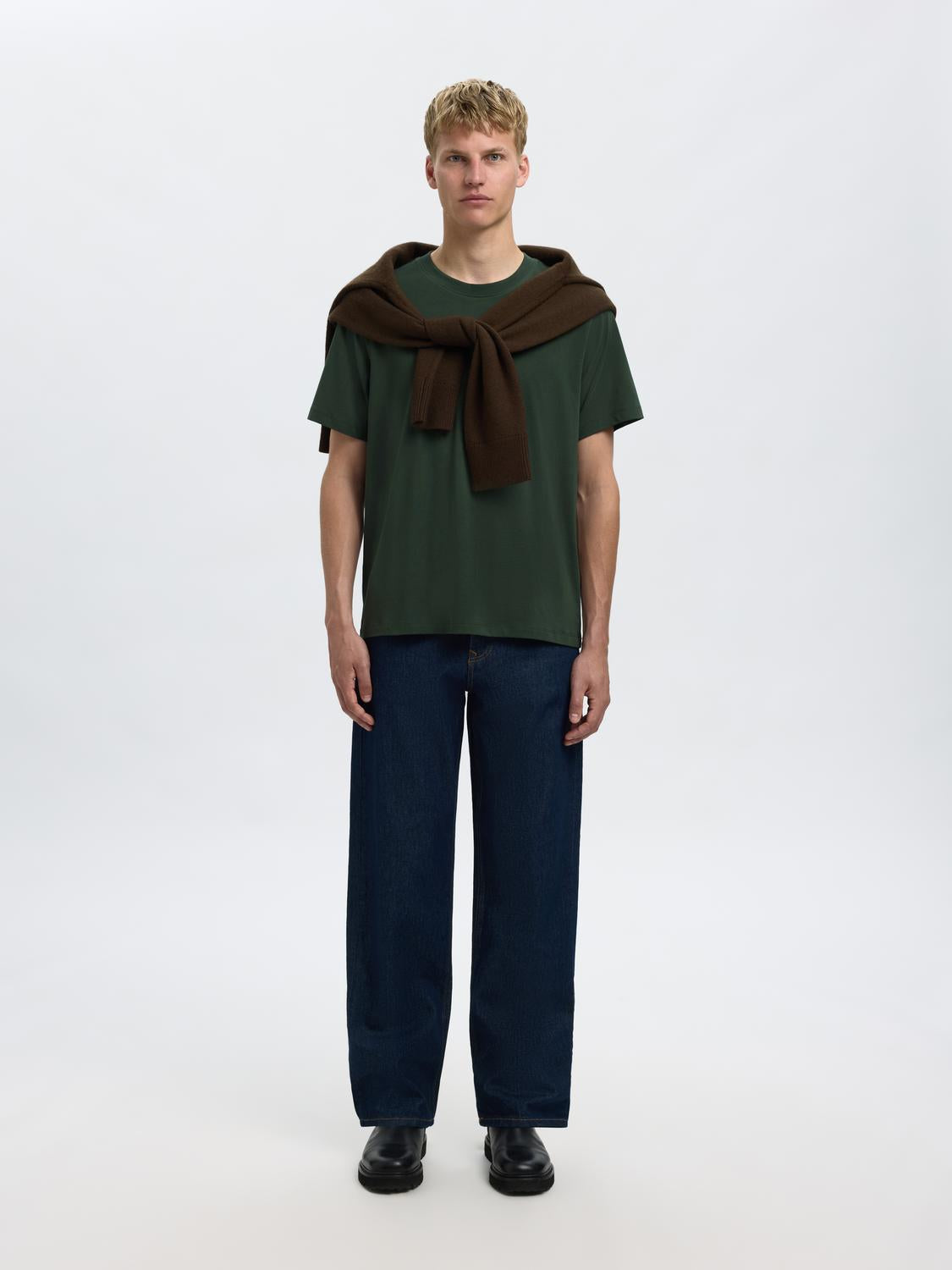 Slhaspen Ss O-Neck Tee Noos