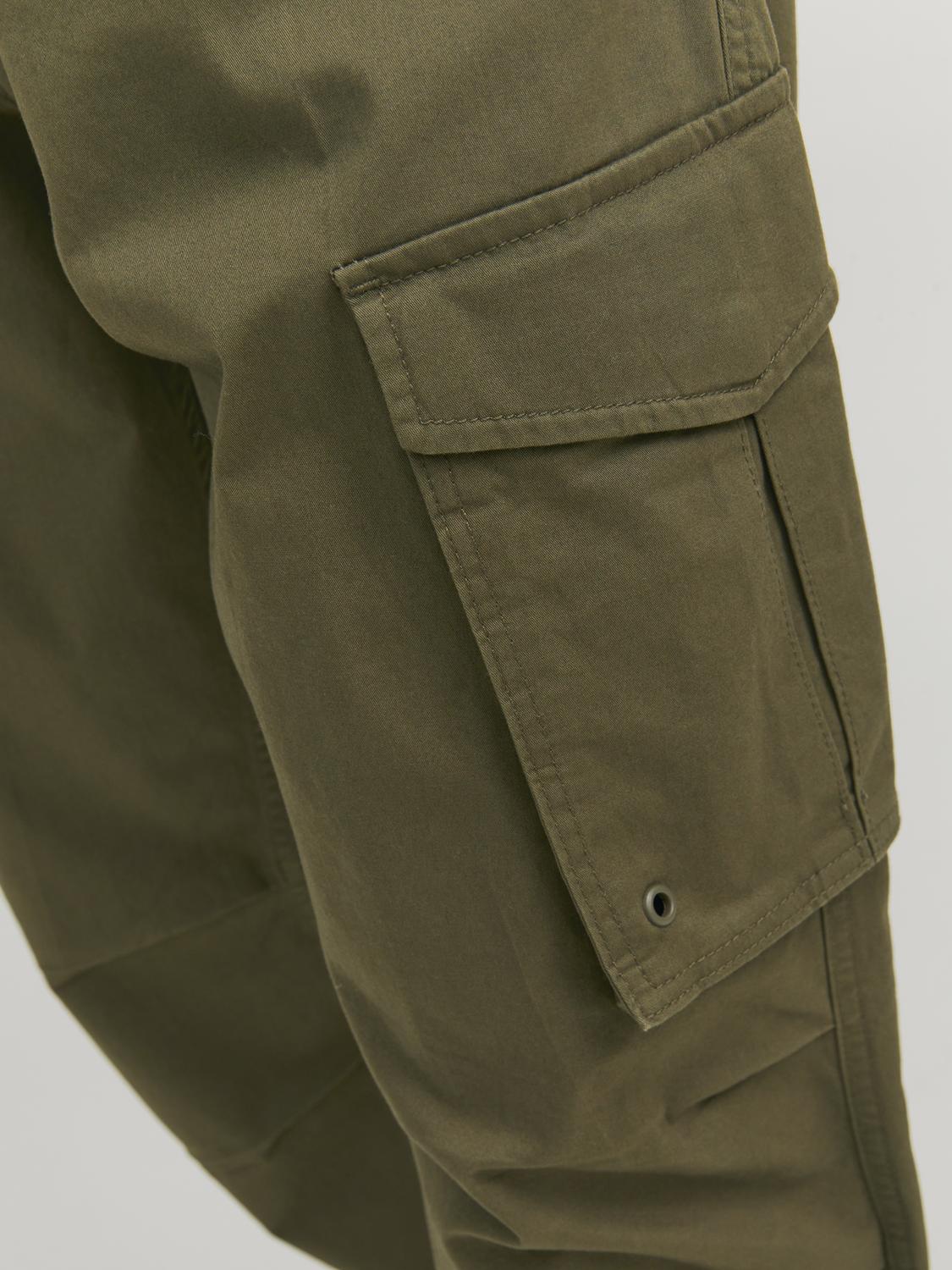 Cargo Pants - Jpstkane Noah Cuffed Cargo Noos - - Hr Ravn