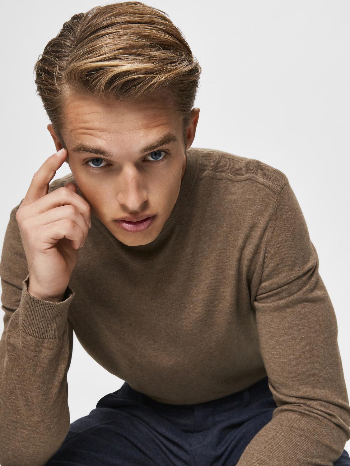 STRIK - Slhberg Crew Neck Noos - - Hr Ravn