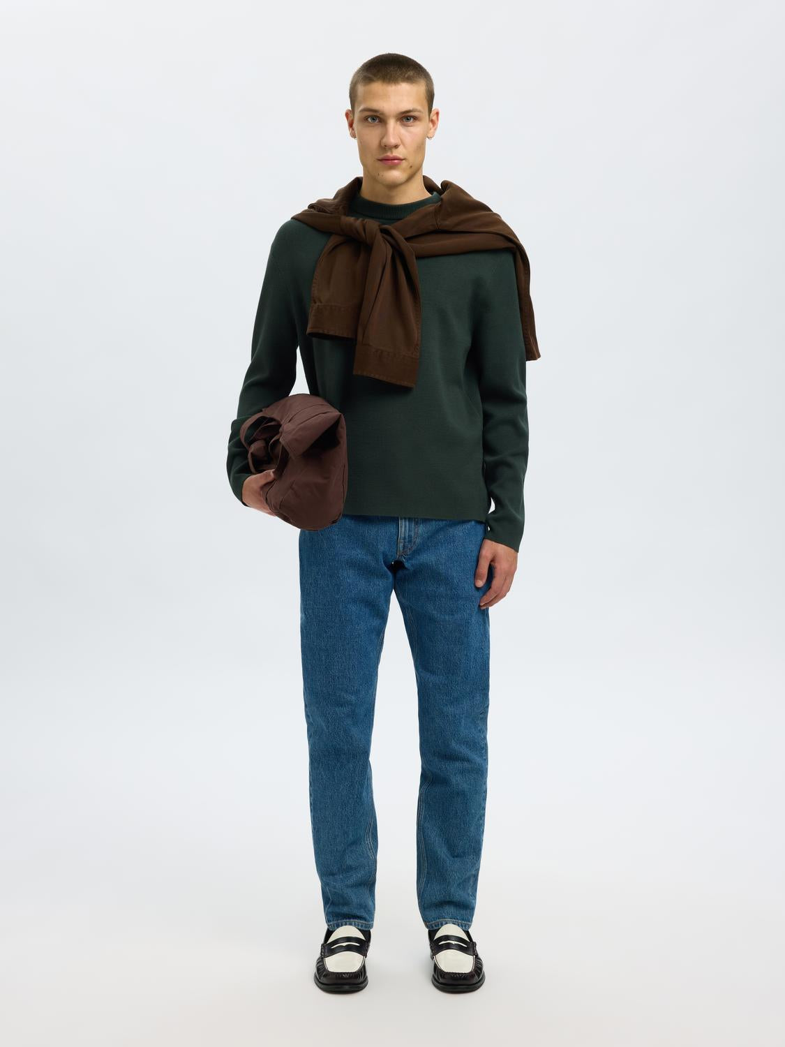 Pullovers - Slhteller Fn Relaxed Crew Neck Noos - - Hr Ravn