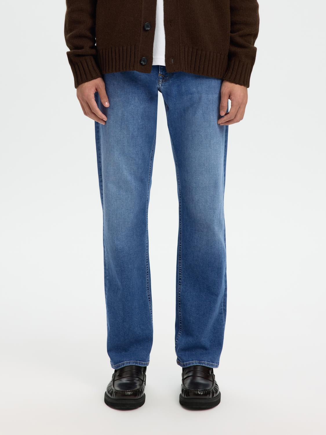 Jeans - Slh196-Straight Cleo Flex Mb 616 Jns Nos - - Hr Ravn