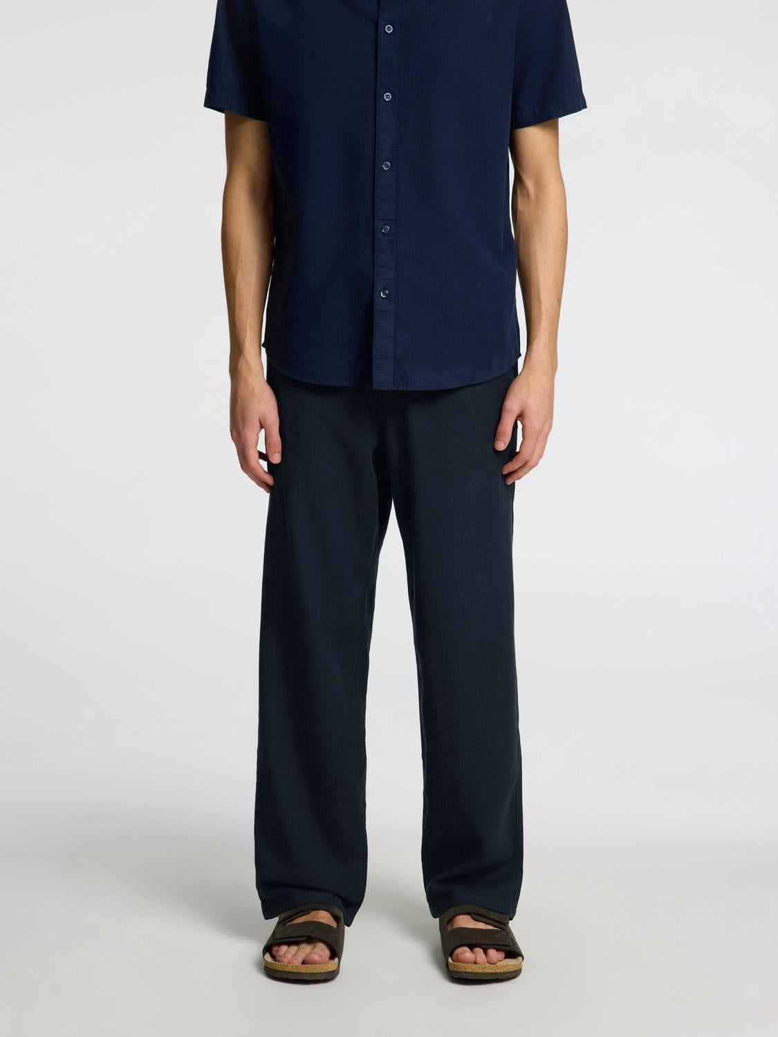 Slh220-Loose Brody Linen Bld Pant Noos