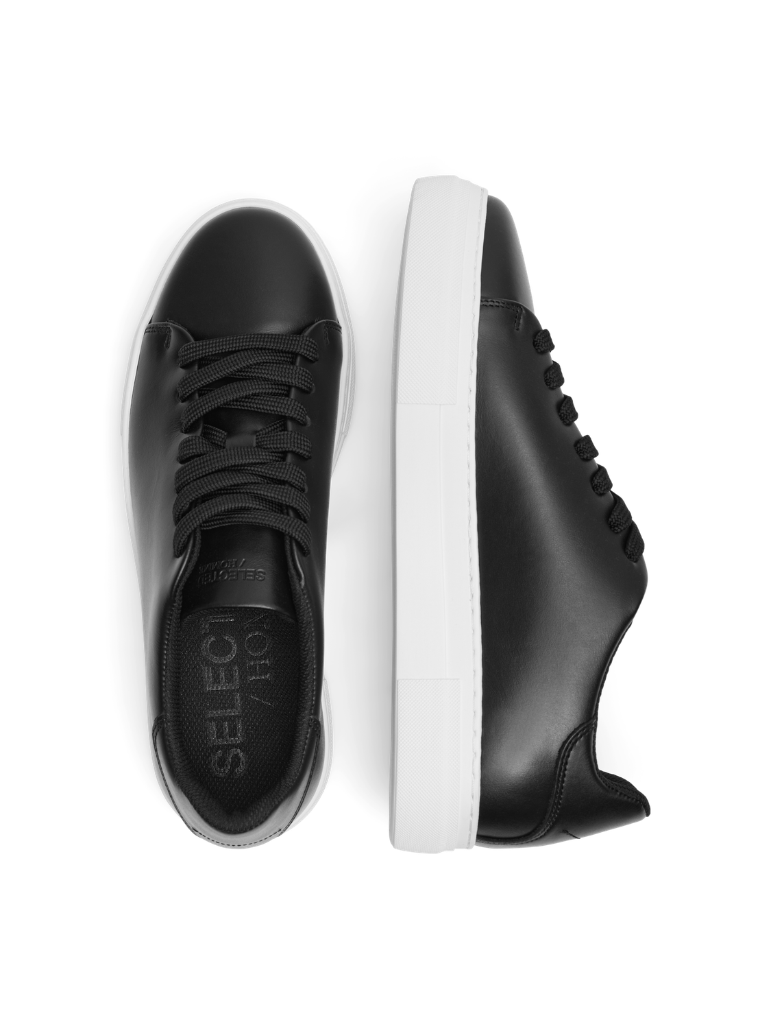 Sneakers - Slhdavid Chunky Leather Sneaker Noos - - Hr Ravn