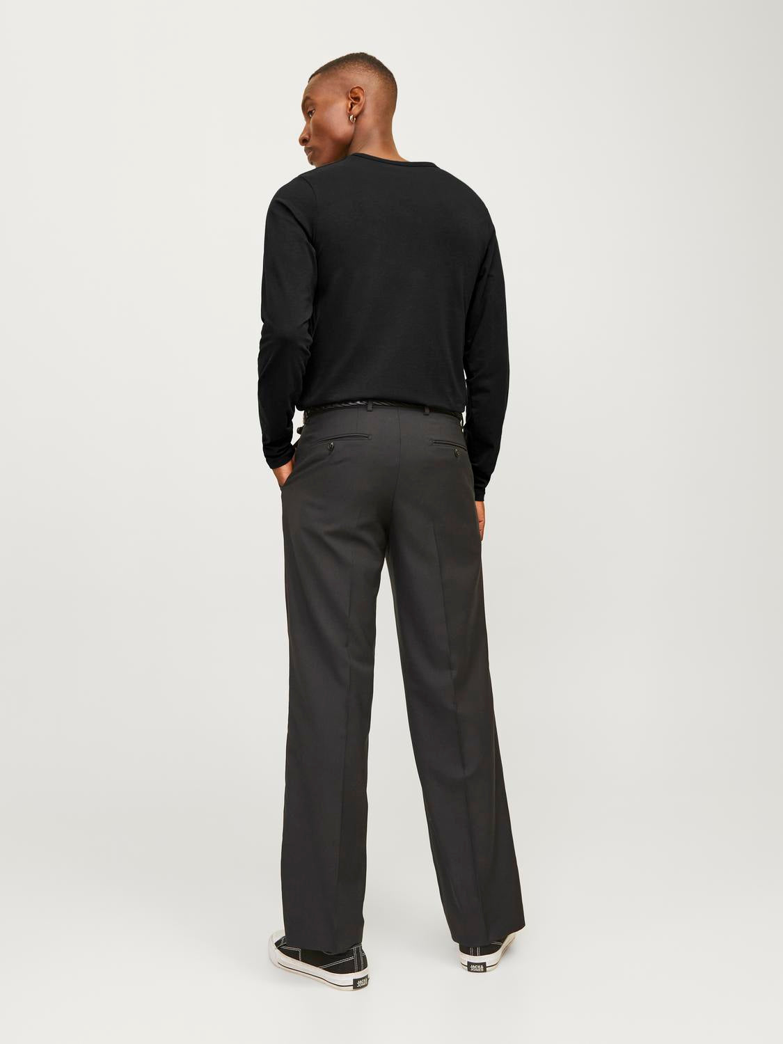 T-shirts - Jjebasic O-Neck Tee L/S Noos - - Hr Ravn